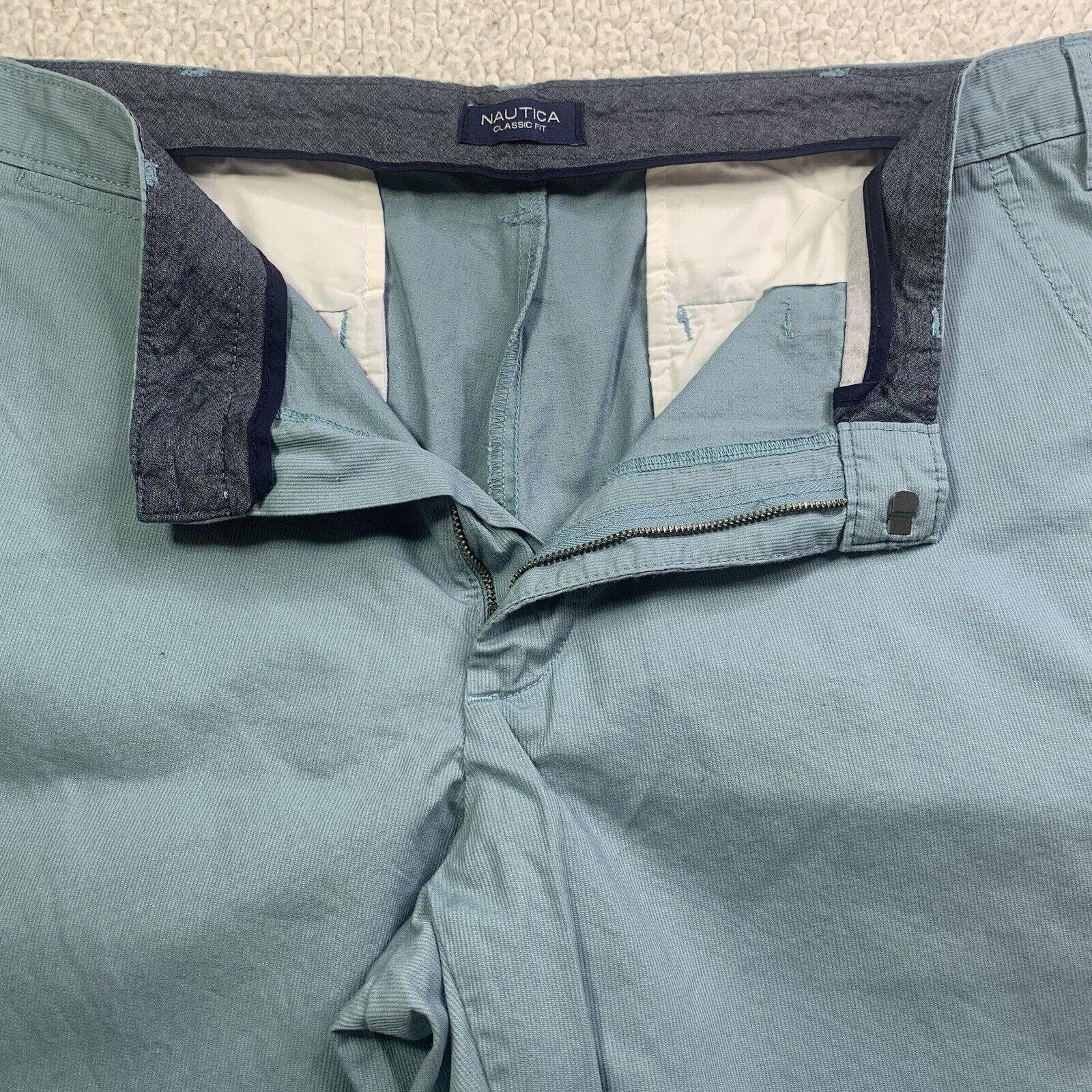 Nautica Pants Men’s Size 38W 32L Thin Corduroy  Light Blue