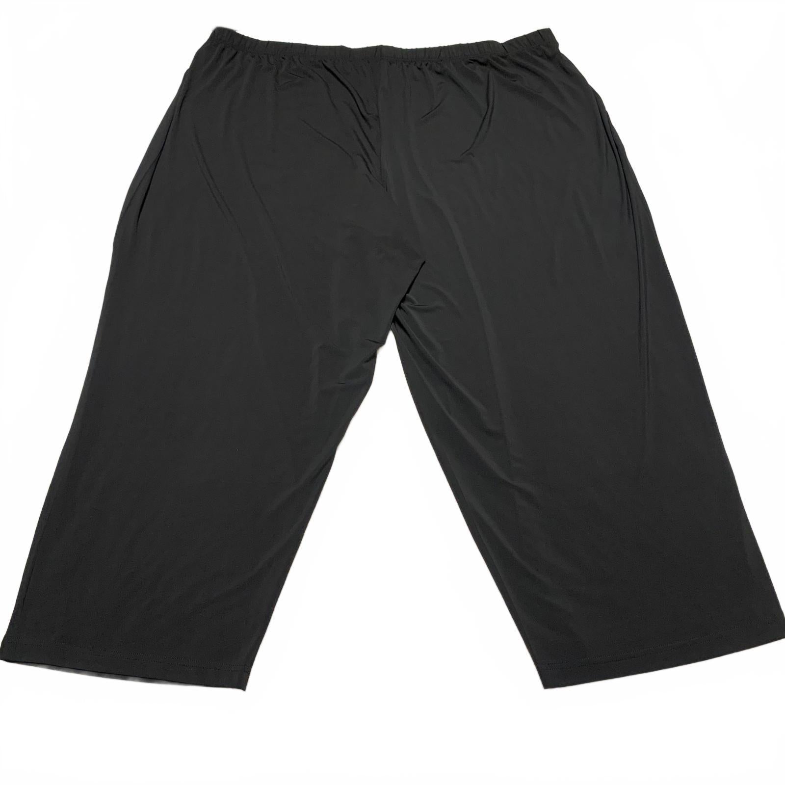 Jessica London Women's Black Capris Size 30/32 49" waist