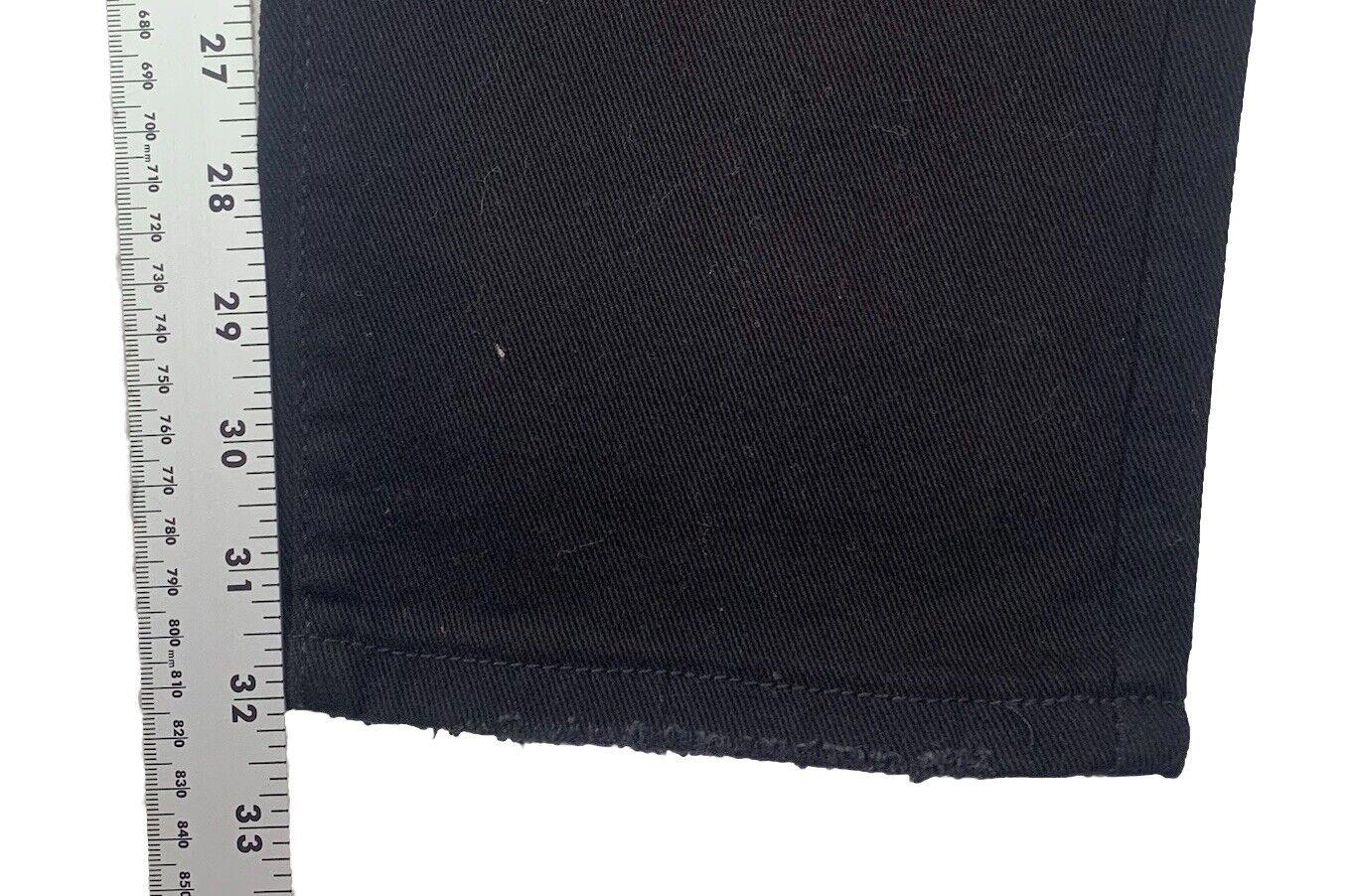 Decibel Black Jeans Men's 40x34 Embroidered Front Frayed