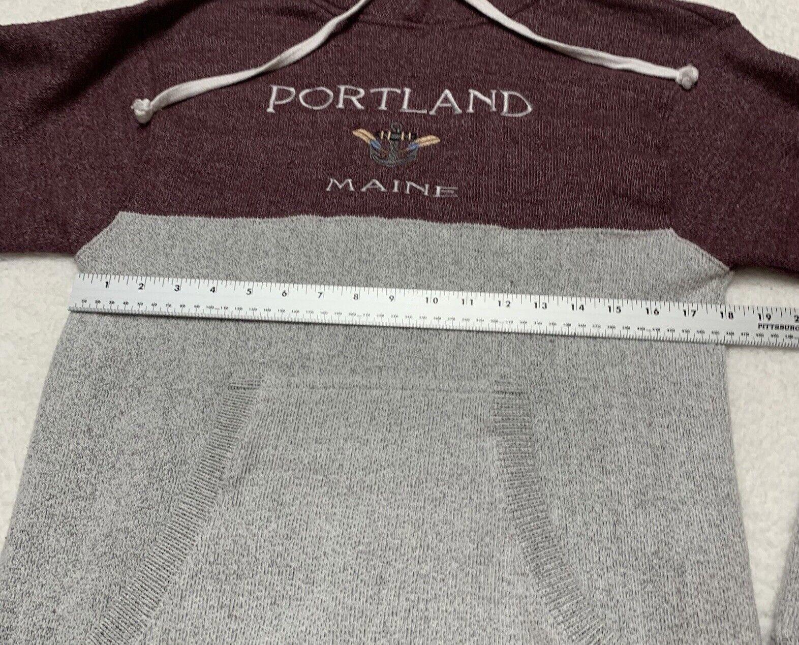 Hooded Sweater Jogging Pullover Activities Streetwear Portland Maine Souvenir