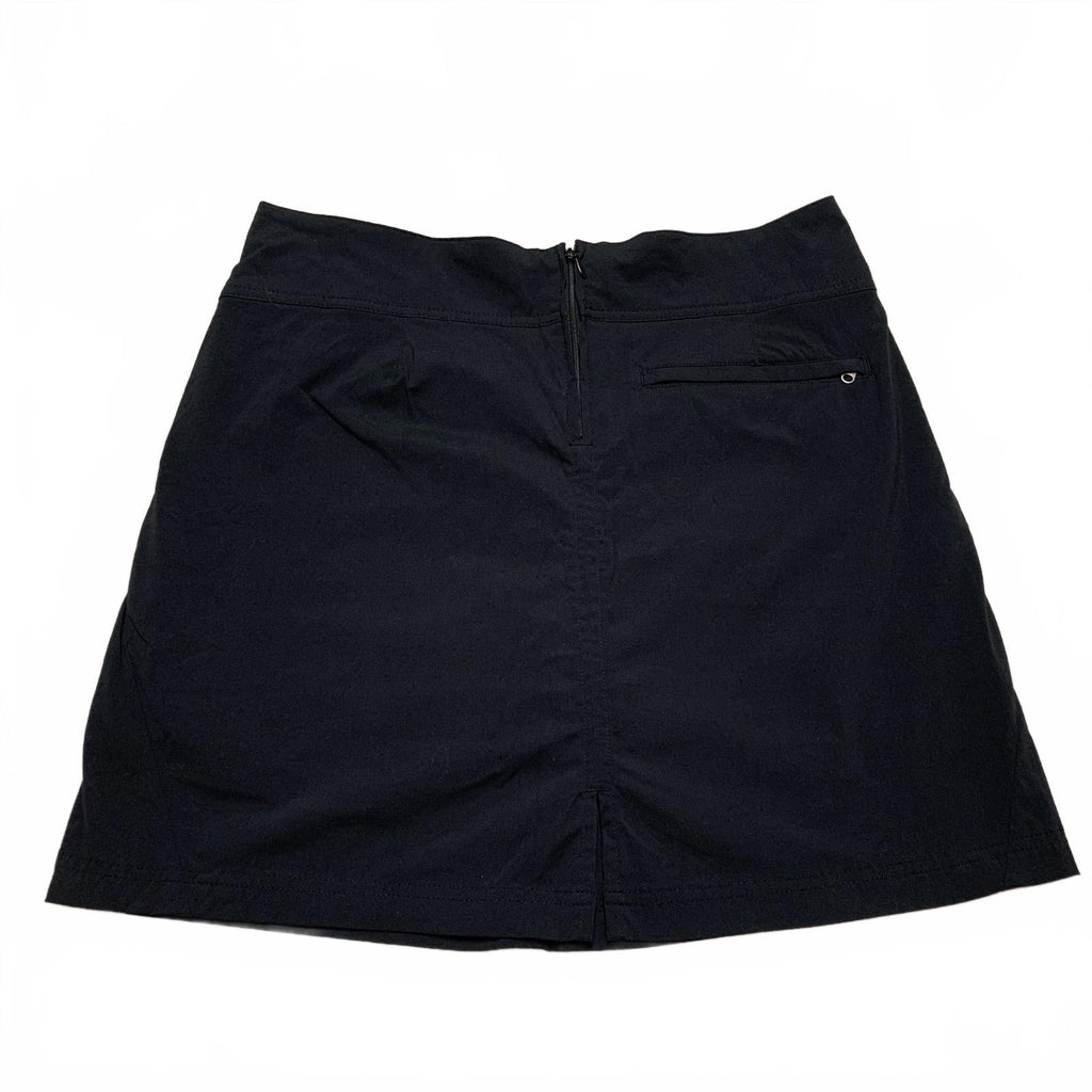 Royal Robbin’s Women's Size 10 Black Skort Skirt with Shorts W33.5 Nylon