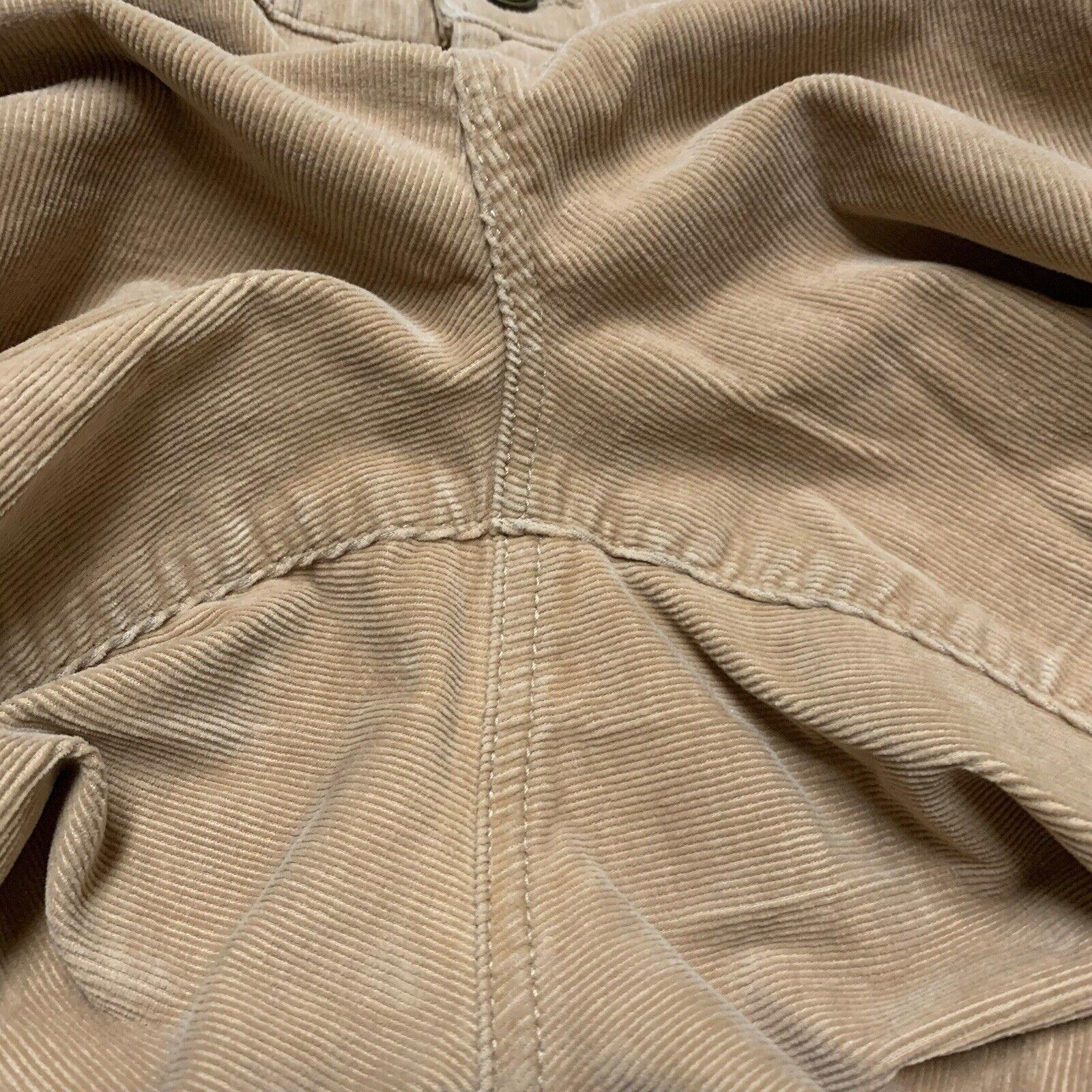 Talbots Women's Tan Corduroy  Sz 14 Curvy Jegging Pants