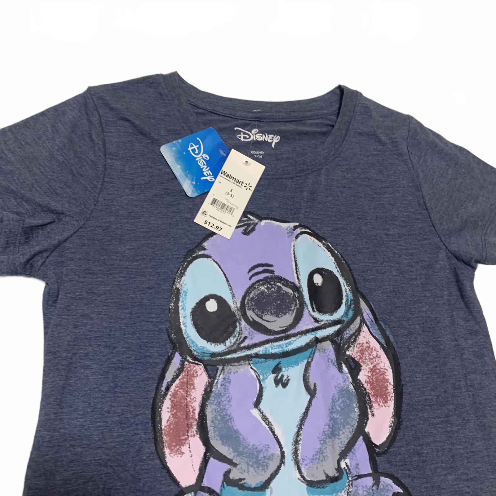 NWT Disney Teen Girls' Size Small (3-5) Stitch Graphic Tee Shirt