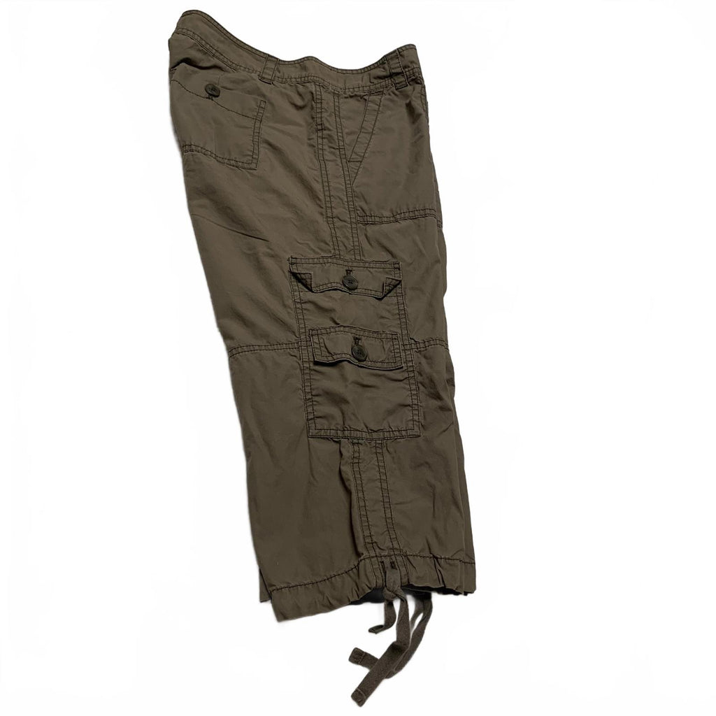 Ann Taylor Loft Women's Sz 4 Petite Brn Cargo Capris Outdoor Camping Adventures