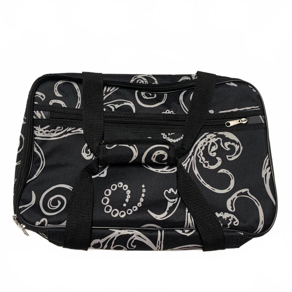 Home Essentials Black Floral Casserole Hot Food Tray Bag