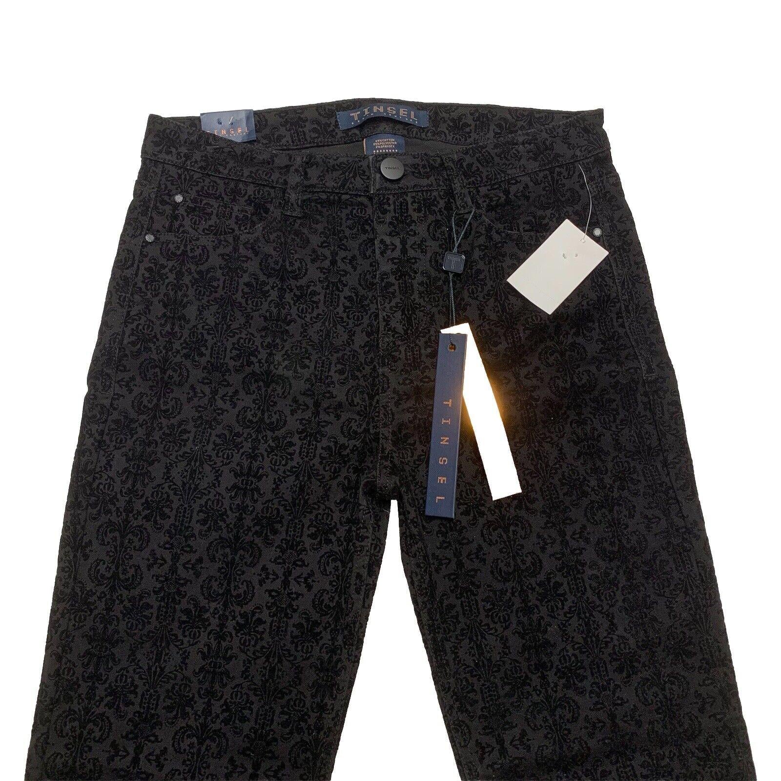 Lord & Taylor Tinsel Women's Size 29 Black Skinny Couture Soft Denim Pants