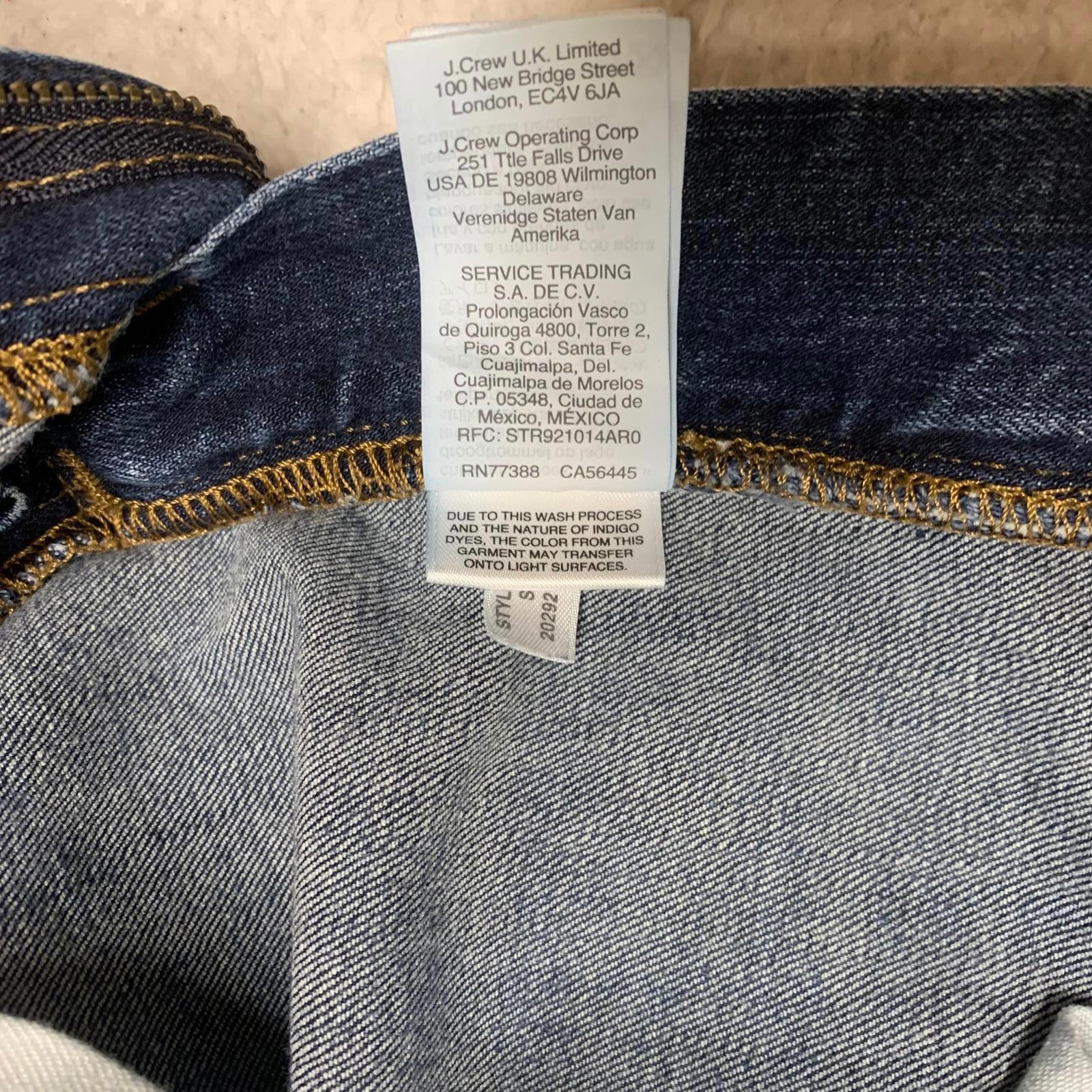 J Crew Mercantile Men's Size 34 x 32 L Dark Blue Denim Cutoff Shorts