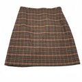 Talbots Womens S 6 Pink and Black Plaid Skirt W30 Pencil