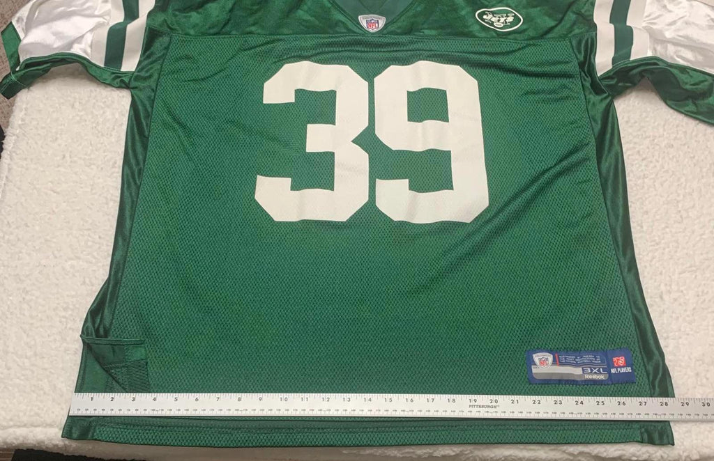 VTG Reebok NY Jets Esposito Jersey #39 3XL Green