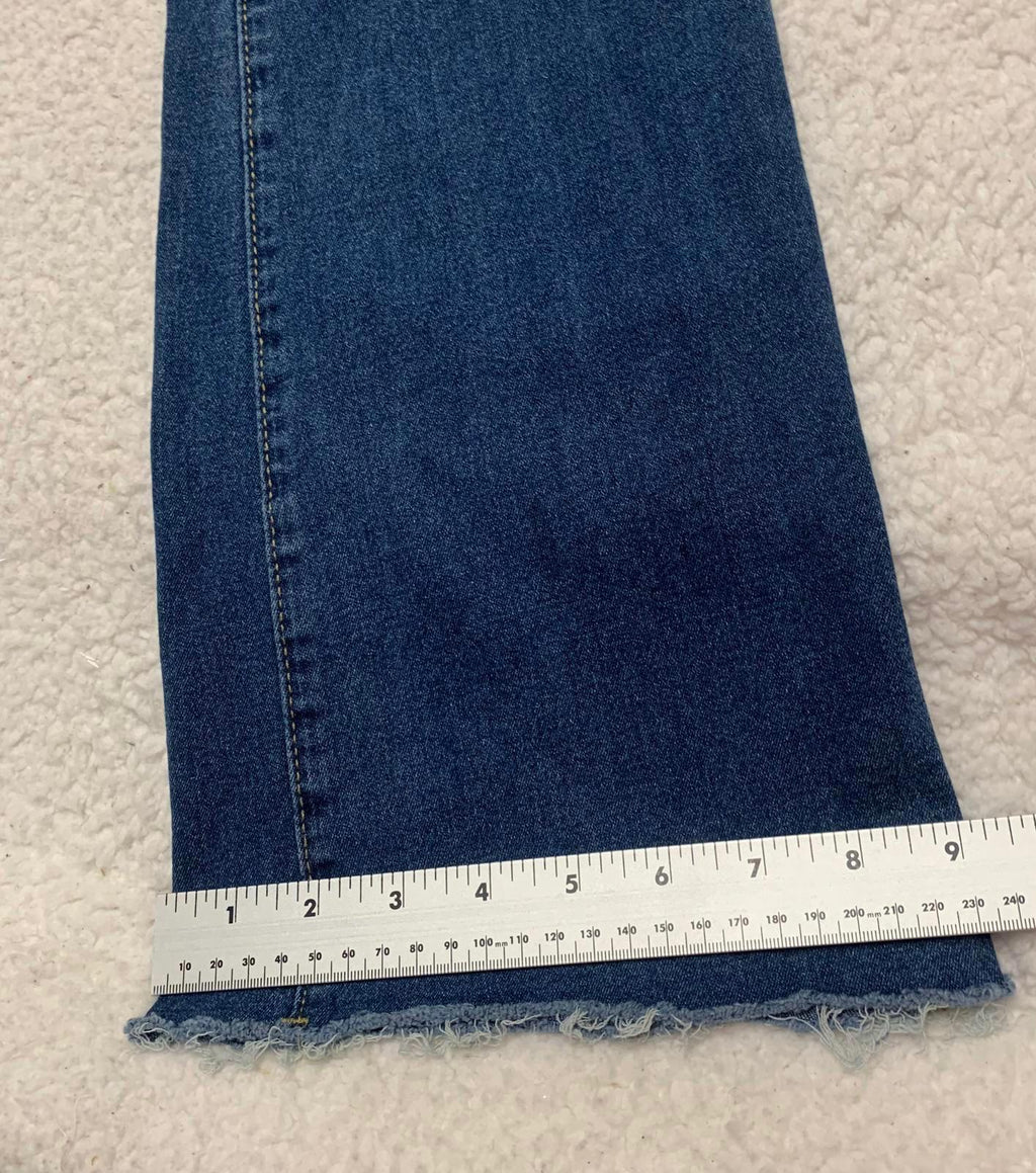 Denim Overalls Women's Size Small Blue Flared Legs Jeans