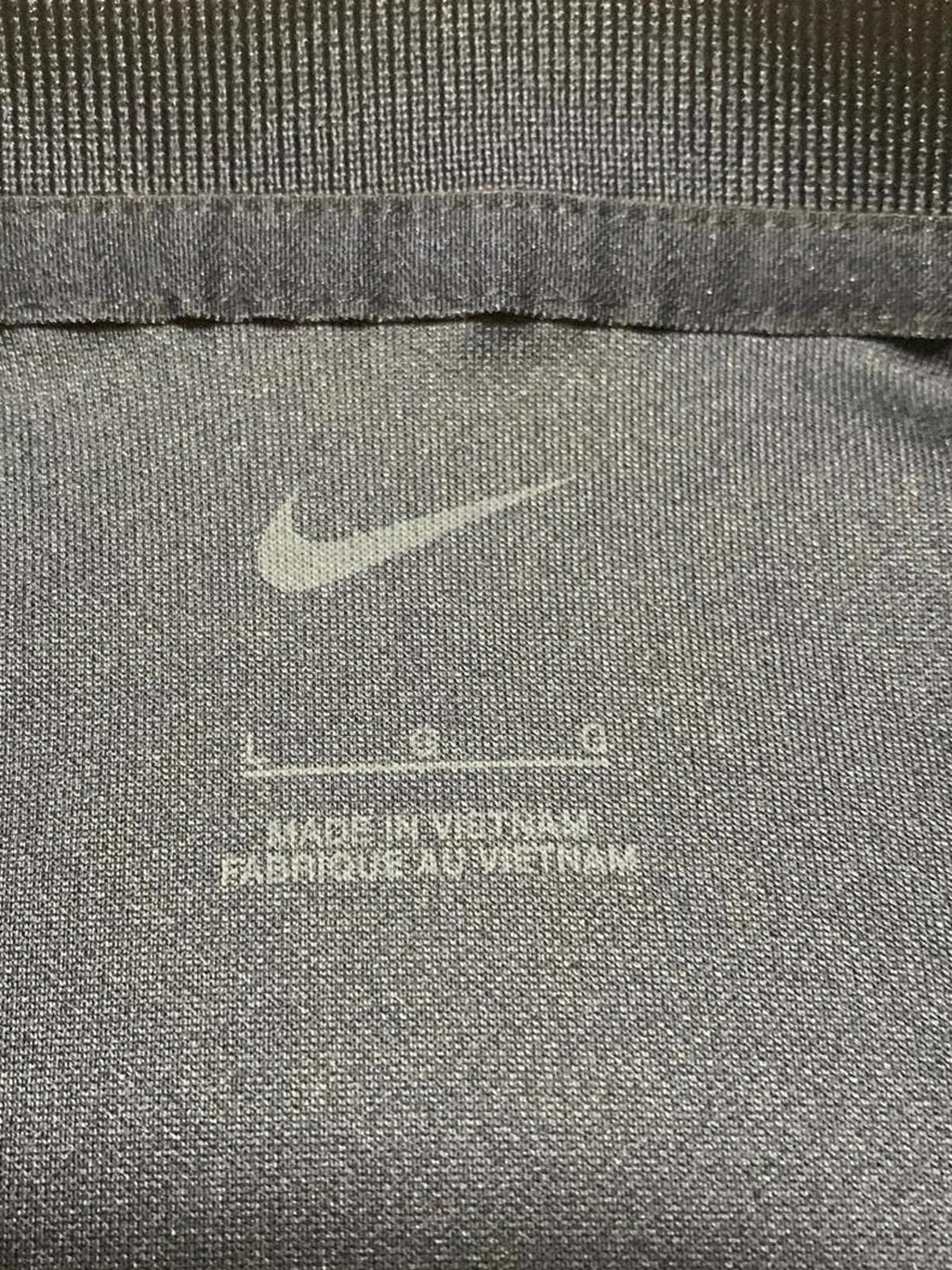 Nike Men's Size L Navy Blue Long Sleeve Polo Shirt PSEG Corporate Logo