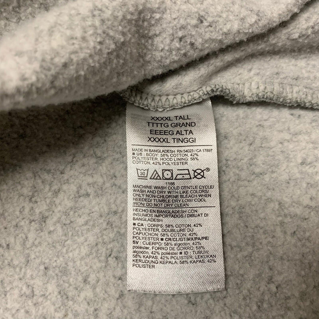 Old Navy Men's Sz XXXXL Tall Heather Gray Drawstring Hoodie Sweatshirt