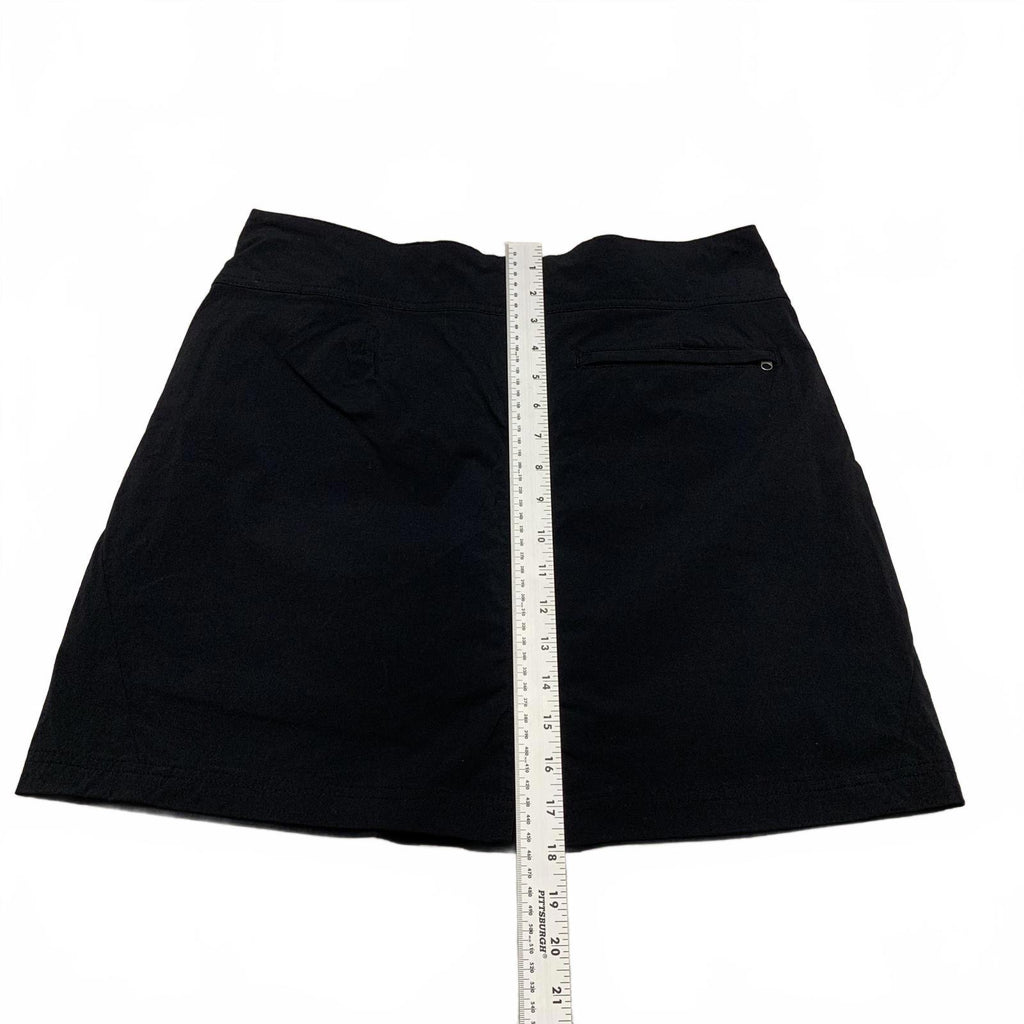 Royal Robbin’s Women's Size 10 Black Skort Skirt with Shorts W33.5 Nylon