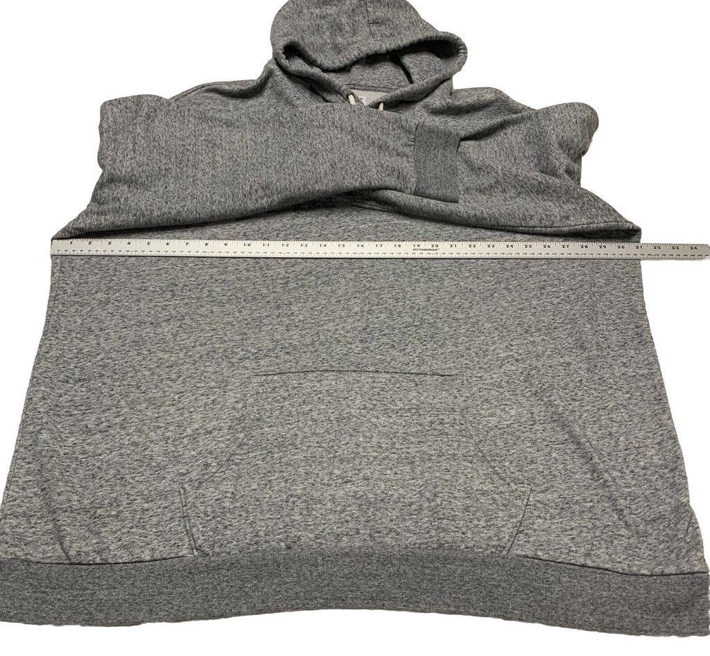 Old Navy Men's Sz XXXXL Tall Heather Gray Drawstring Hoodie Sweatshirt