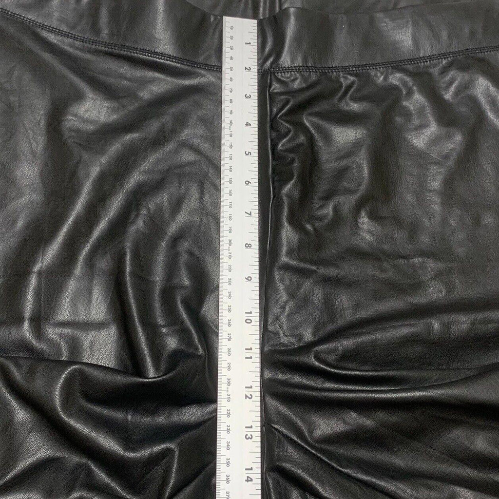Ashley Stewart  Women’s Pants Size 26/28 Black Faux Leather