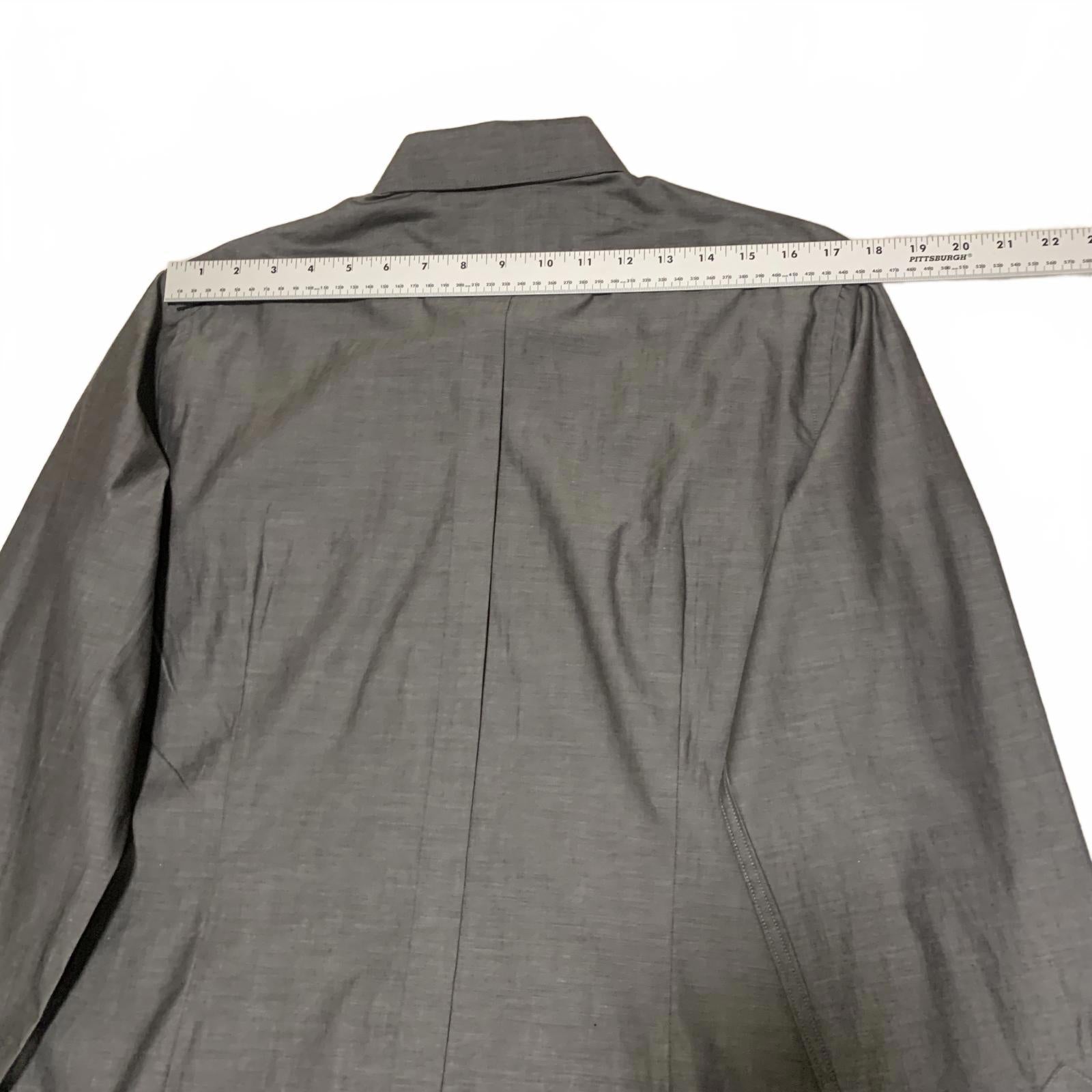 Express Men's Size Medium 15-151/2  Long Sleeve Casual Shirt Gray Western Style