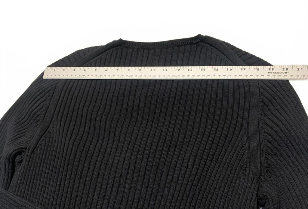 Gap Men's Size XXL Tall Black Ribbed knit Sweater 100% Cotton Long Sleeve NWT