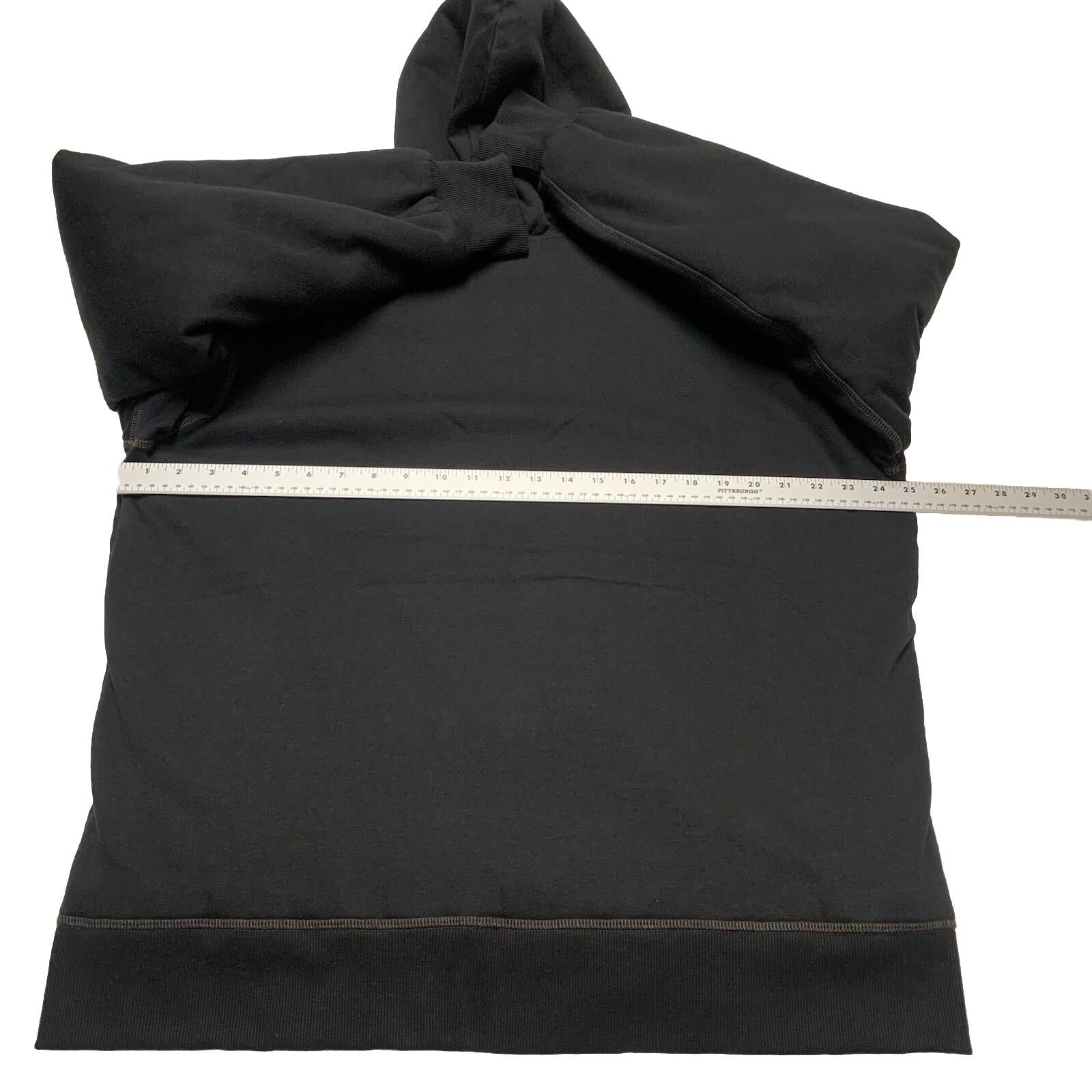 Smith's Work Wear Men's Large Black  Soft Sherpa Lined Hooded Sweater Jacket