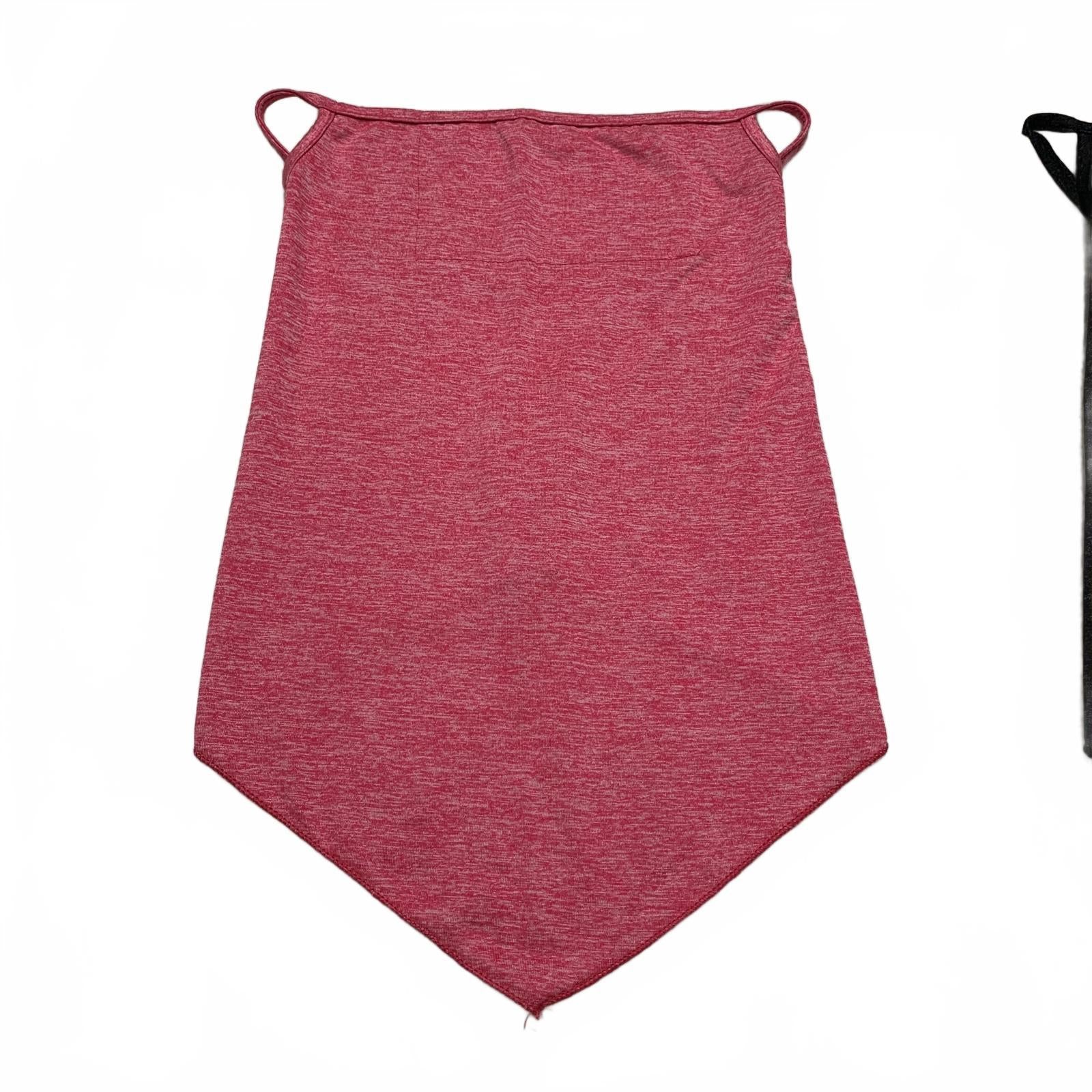 Niqab Womens Charcoal Black & Fushia Pink 2 pack face veil covering mask