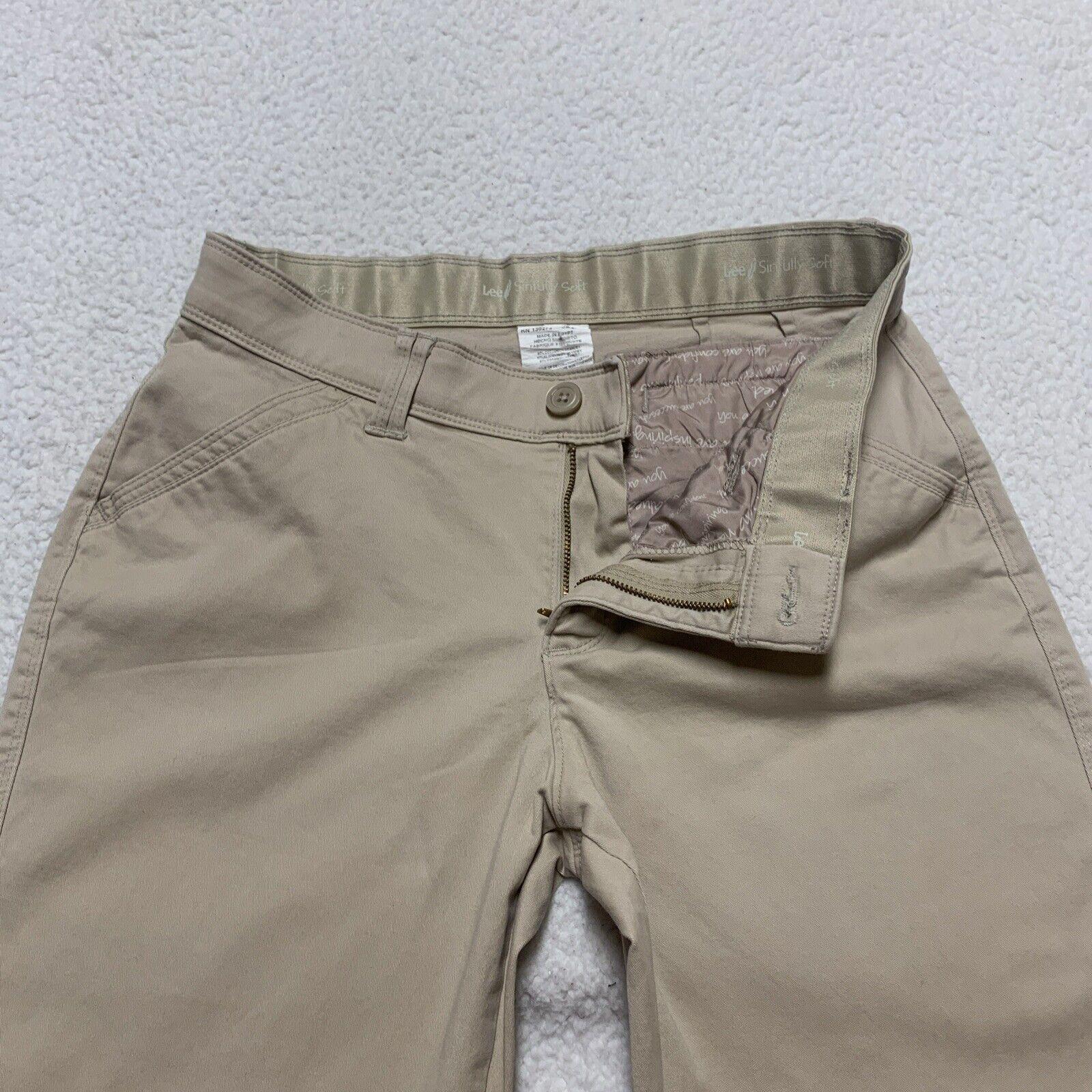Lee Sinfully Soft Women's Medium Beige Mid Rise Jeans