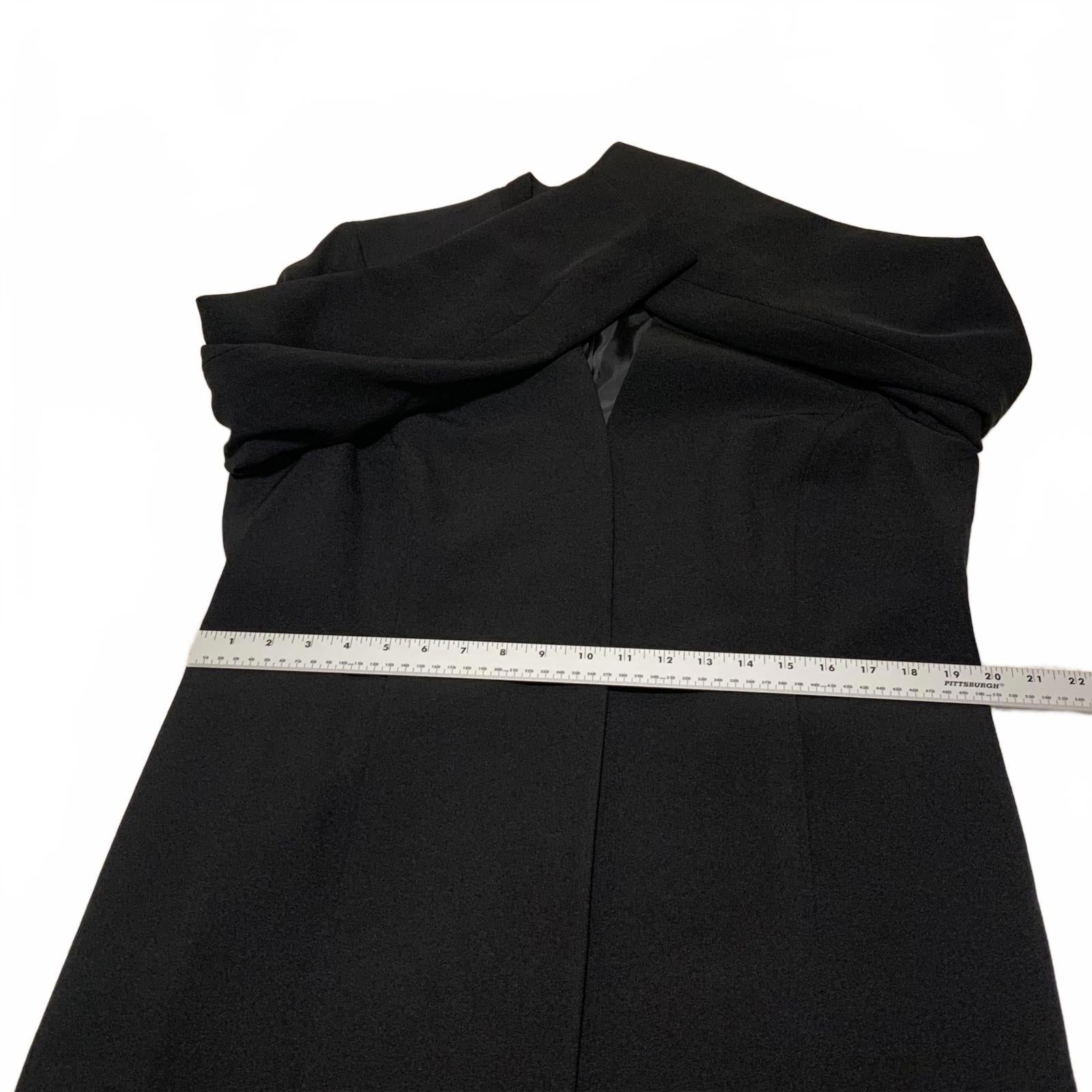 Kasper Women's Black Open Front Blazer Jacket Size 12 Lined Career Work Office