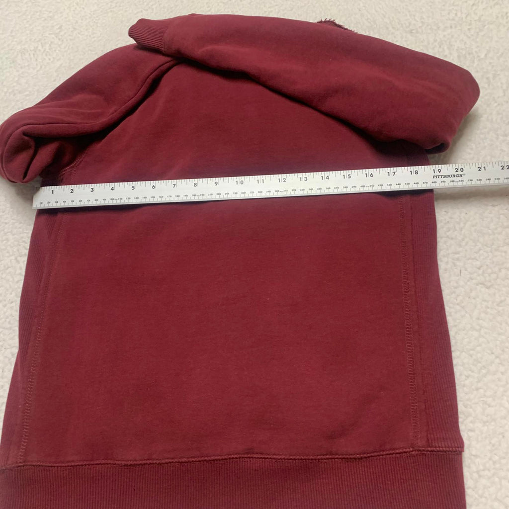 Bizzbee Women's Burgundy L Sherpa Lined Zip Up Hoodie