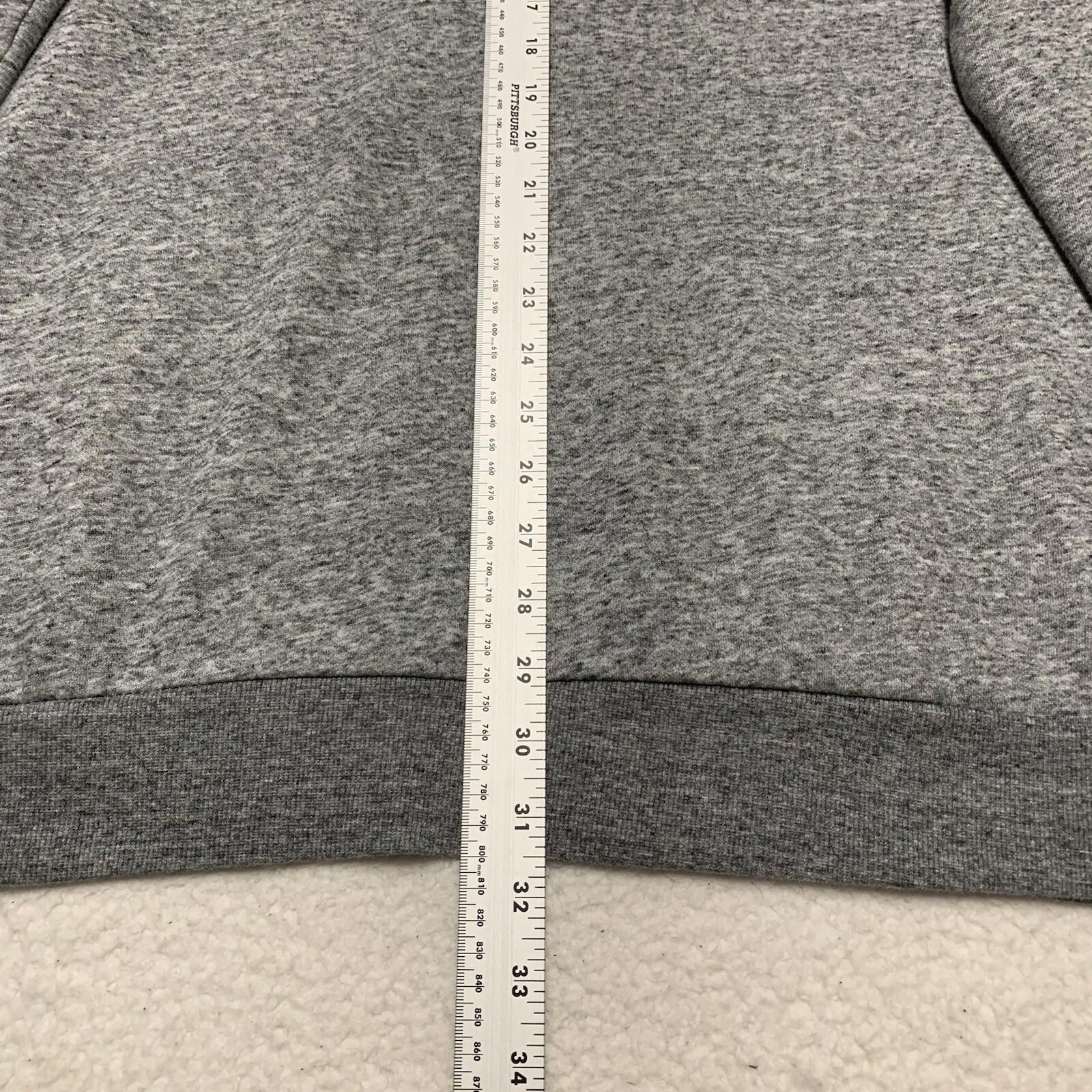 Old Navy Men's Sz XXXXL Tall Heather Gray Drawstring Hoodie Sweatshirt