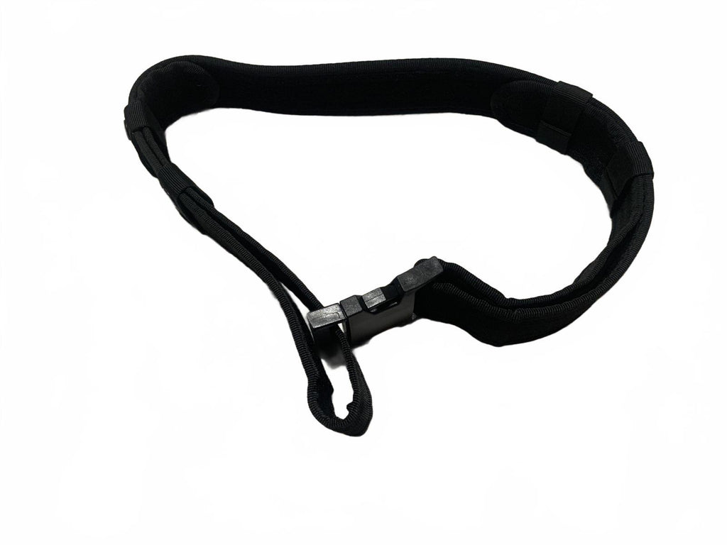 Rugged Nylon Adjustable Black Belt Strap Buckle Utility Multi-Snap Design