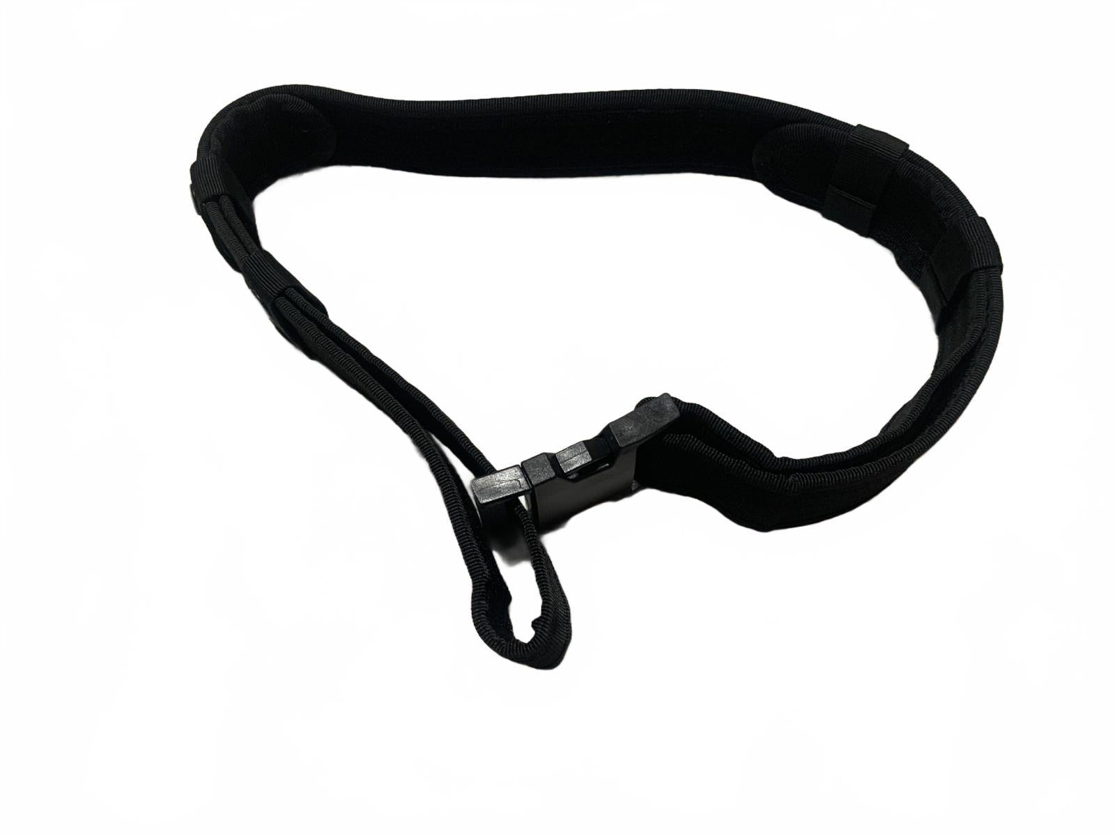Rugged Nylon Adjustable Black Belt Strap Buckle Utility Multi-Snap Design