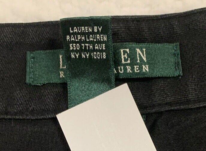 Lauren Ralph Lauren Chino Pants Women's Size 8 Black Straight Leg