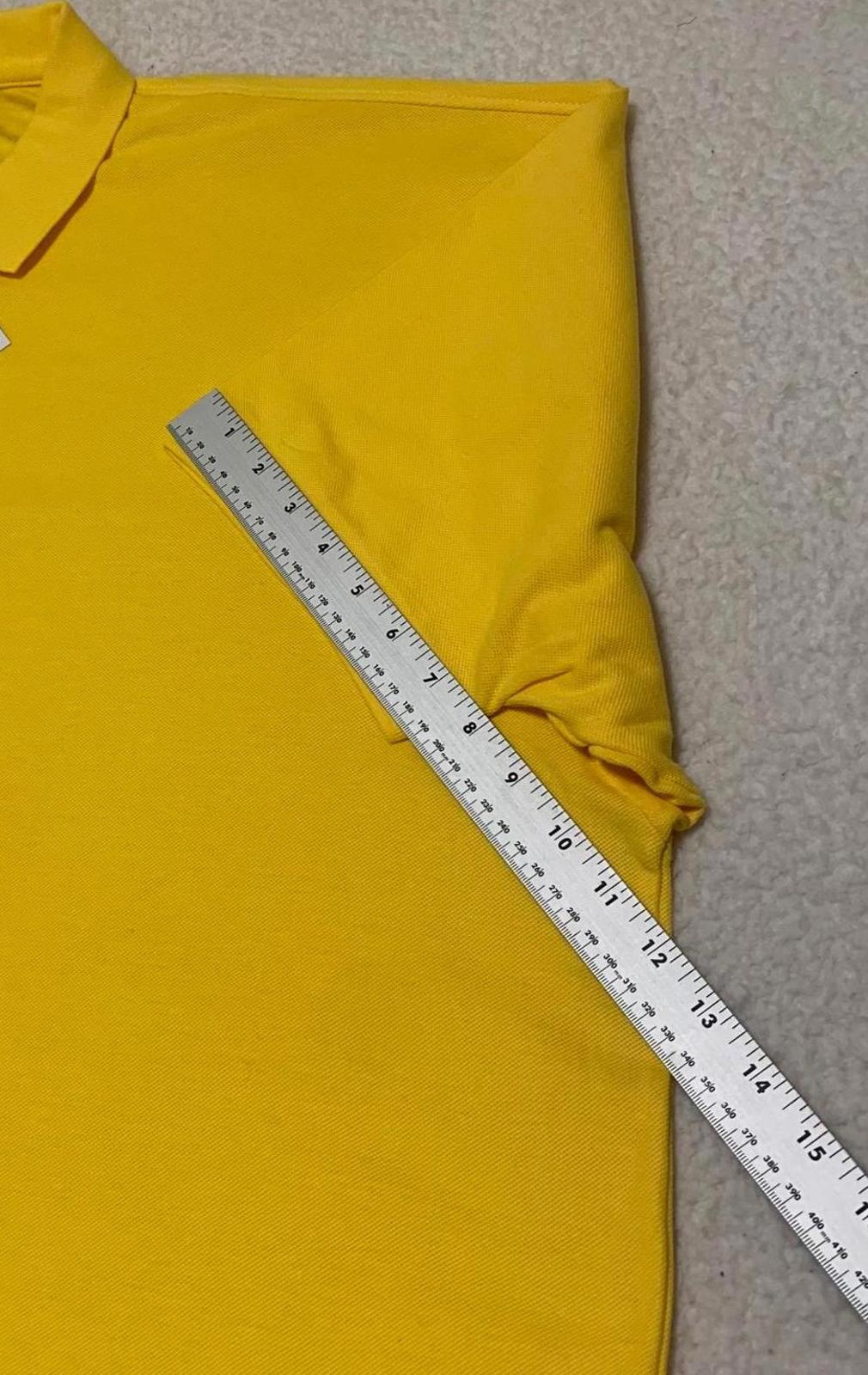 Access Men’s 6XL Yellow Polo Shirt NWT Short Sleeve Big & Tall Casual Uniform