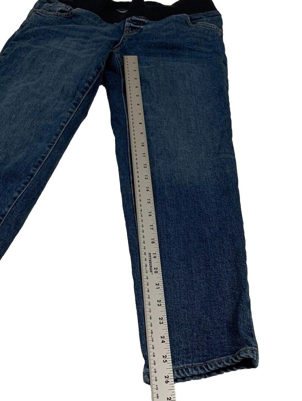 Old Navy Maternity O.G. Size 8 Blue Straight Jeans - Comfortable Fit