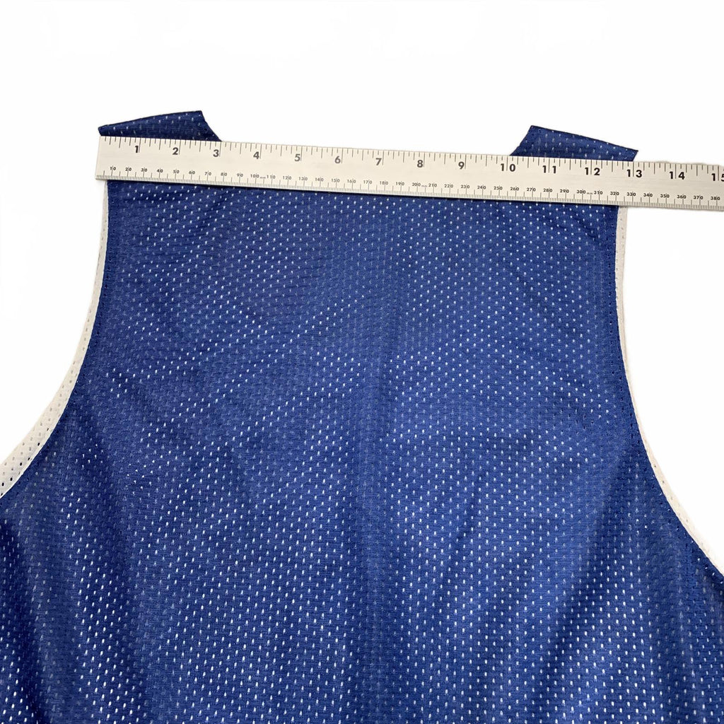 Sport-Tek Unisex Sz L Blue White Bronxville Hoops Basketball Jersey Reversible