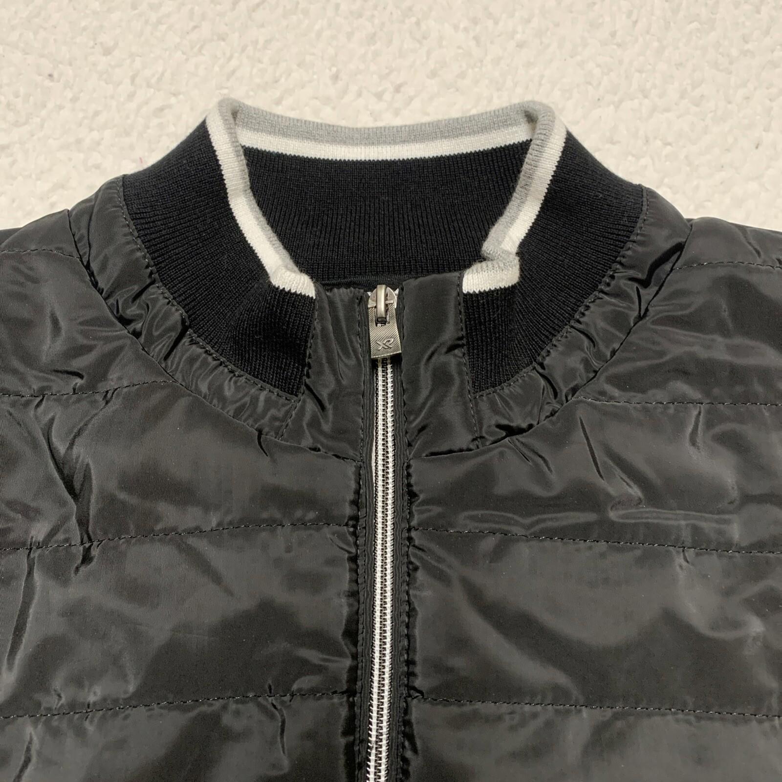 Xray Jeans Men's Size XL Black Light Weight Puffer Bomber Jacket
