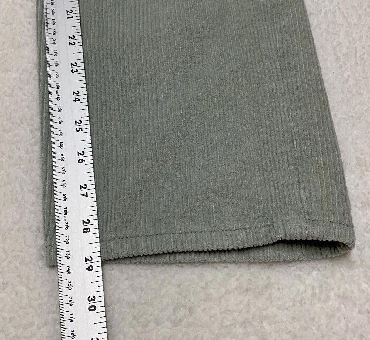 Motel Corduroy Pants Women’s XS Mint Green Wide Leg Light