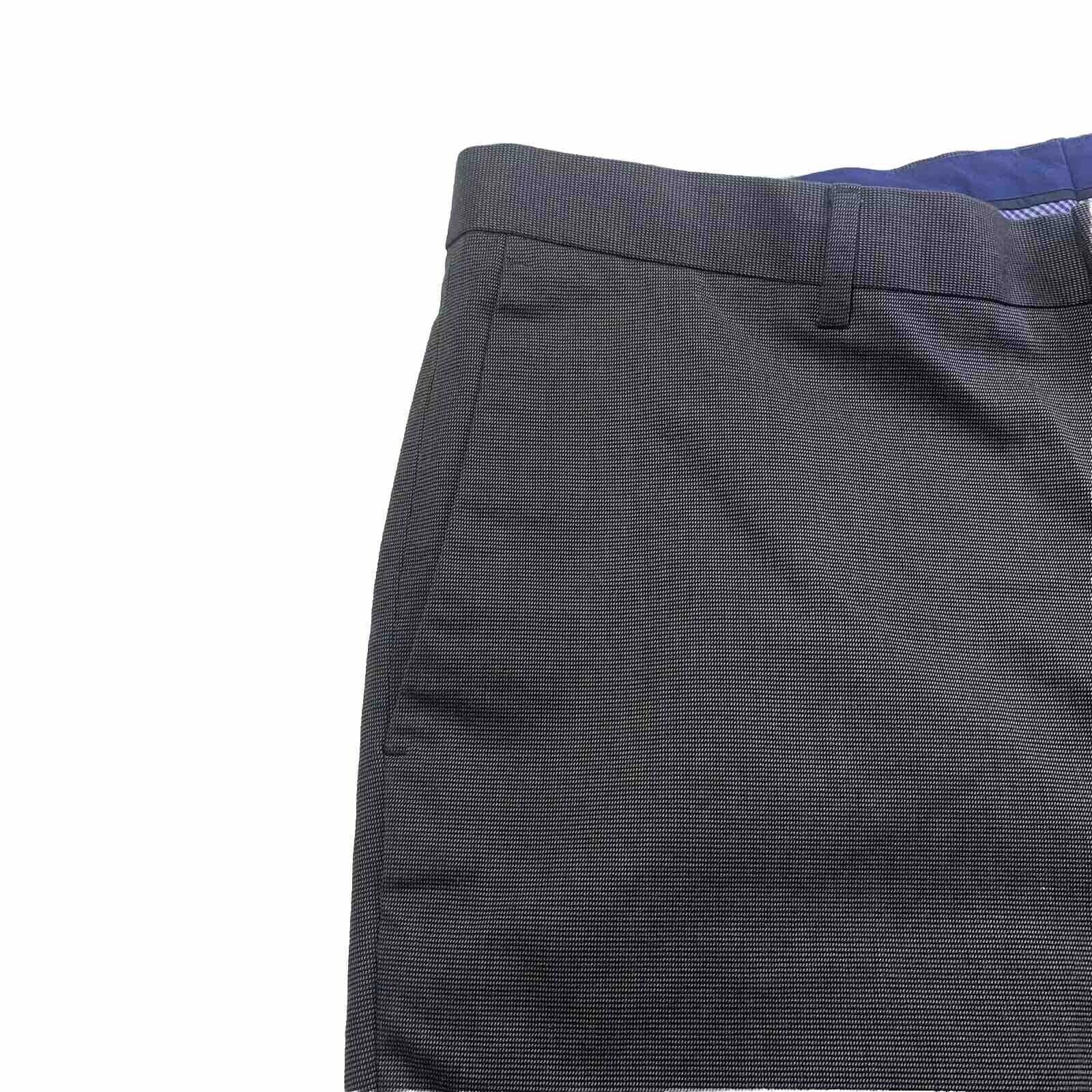 Banana Republic Pant Cotton Gray Charcoal Sz 34/30 Non-Iron