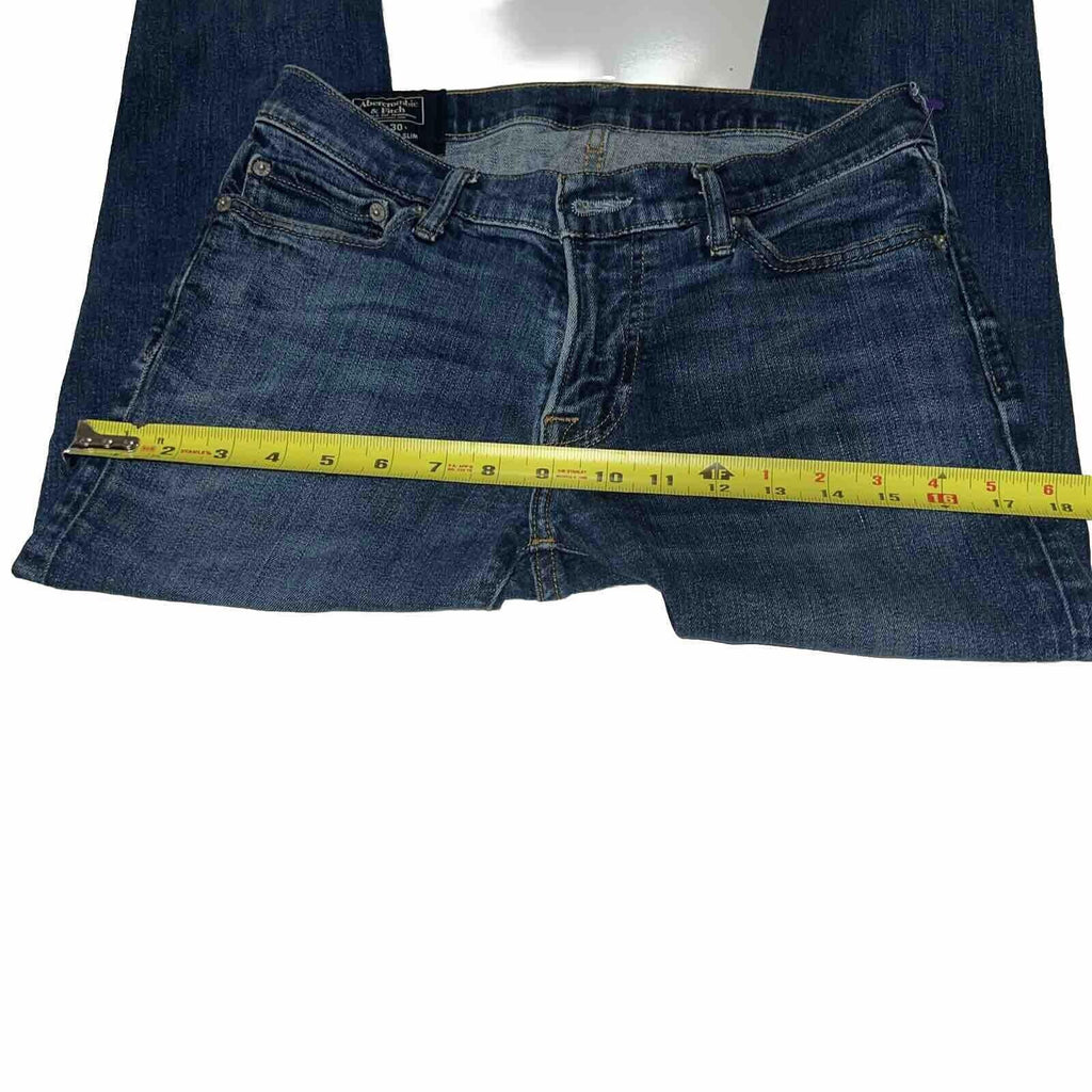Abercrombie and Fitch Jeans W29 L30 Blue Super Slim Stretch