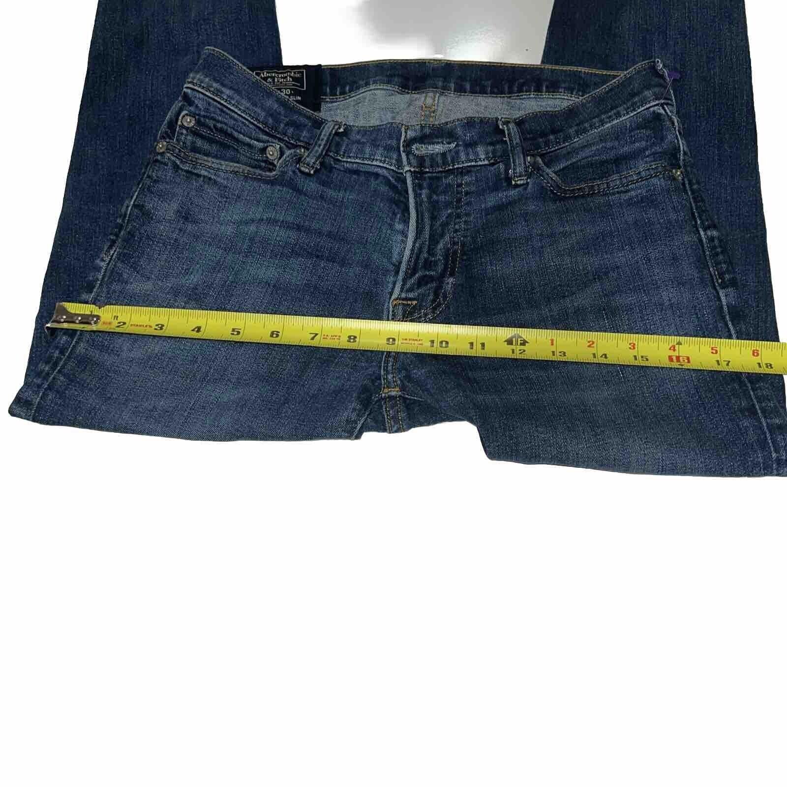 Abercrombie and Fitch Jeans W29 L30 Blue Super Slim Stretch
