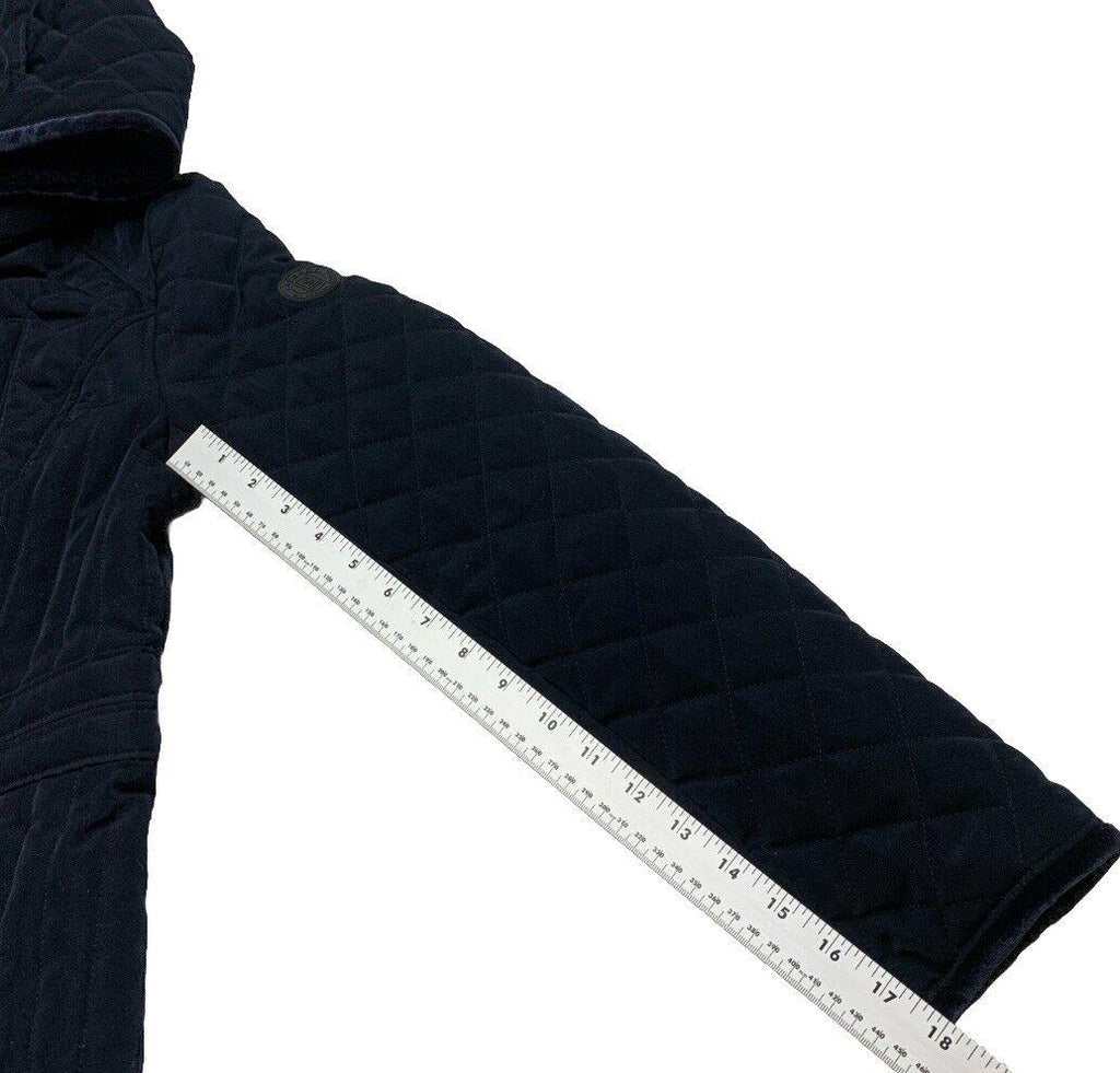 Laundry by Shelli Segal Women’s Size Small Navy Blue Hooded Coat Jacket Zipper