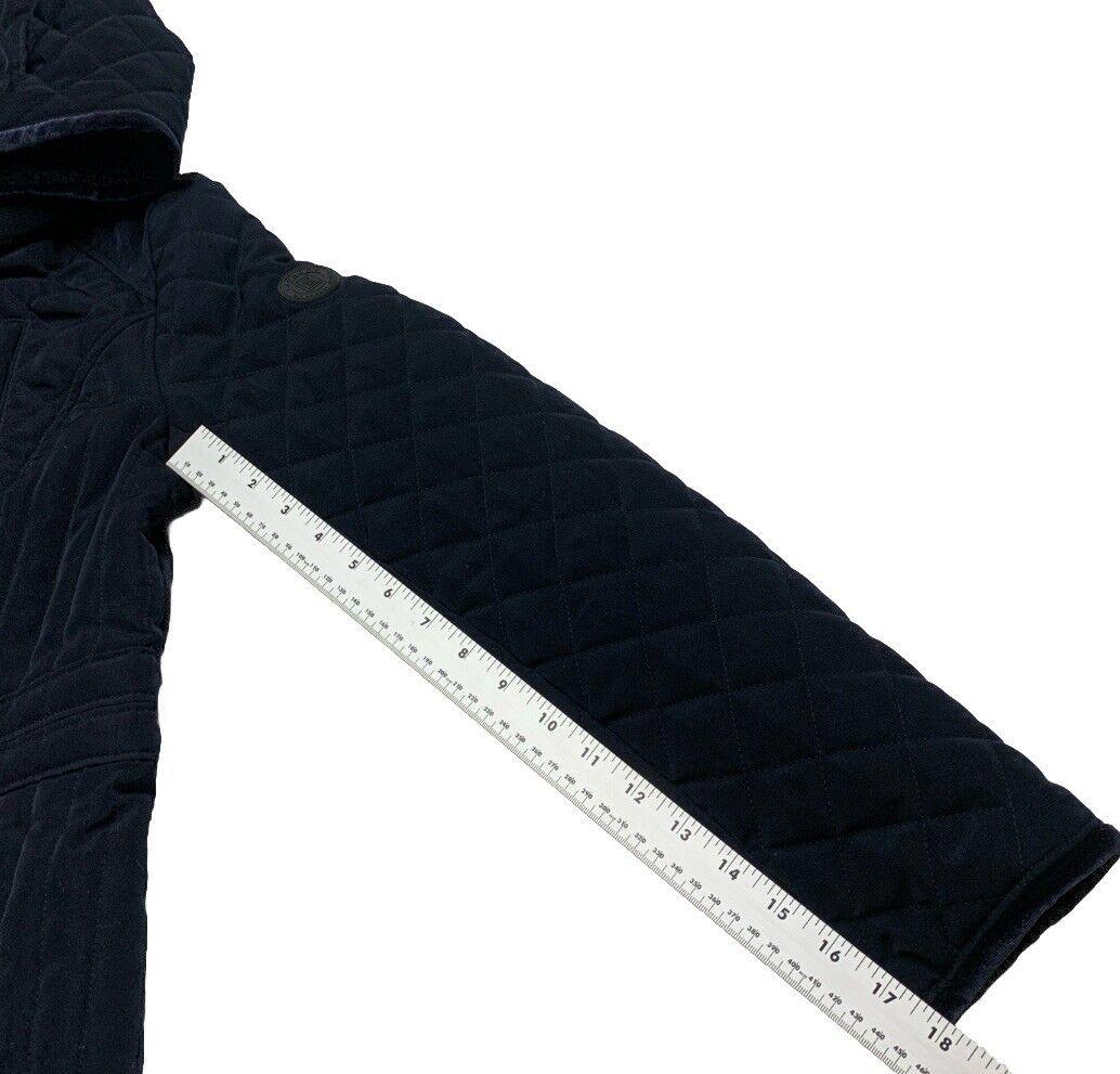 Laundry by Shelli Segal Women’s Size Small Navy Blue Hooded Coat Jacket Zipper