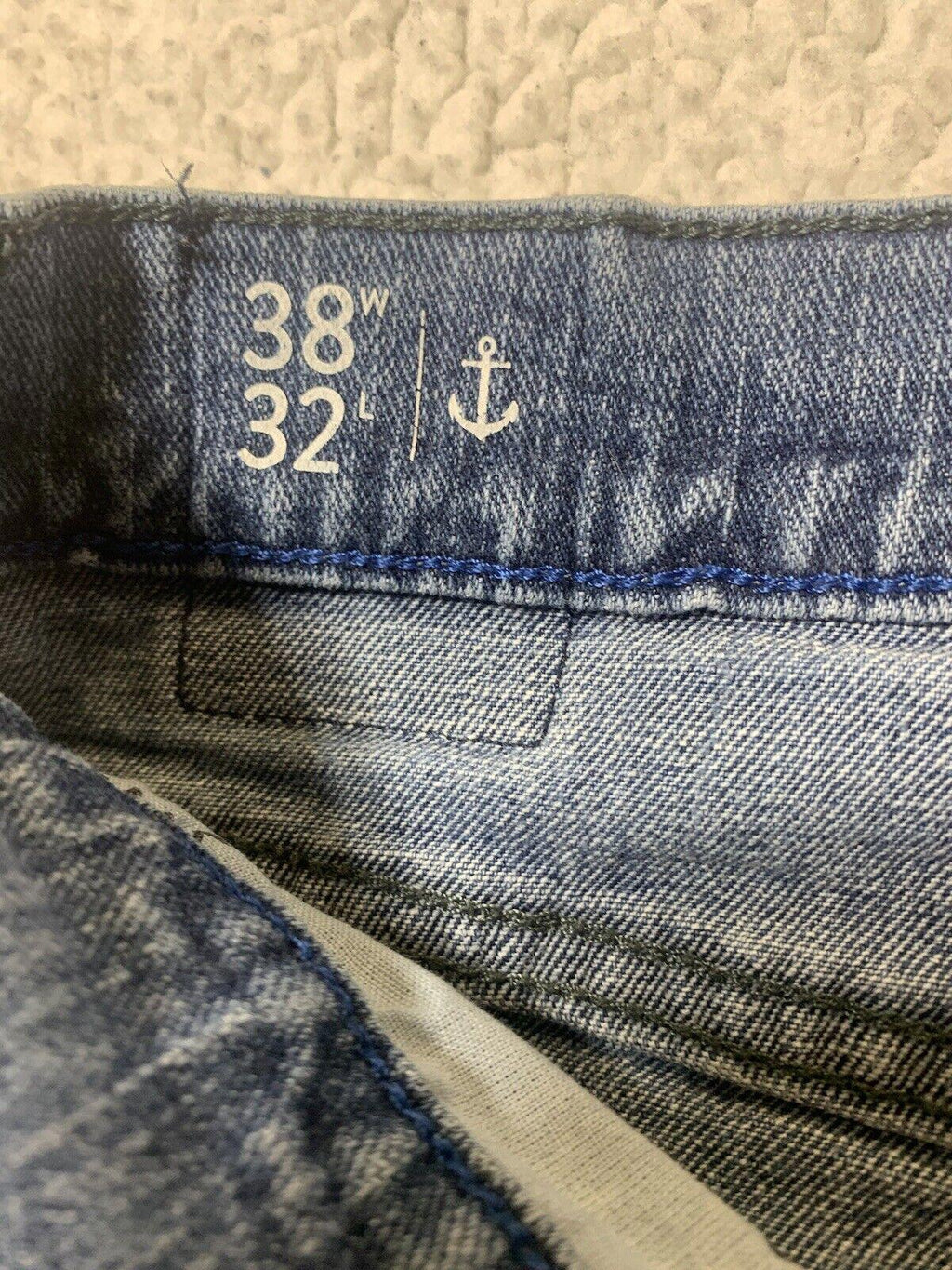 Nautica Jeans Men’s Size W38 32L Relaxed Fit Blue Stretch