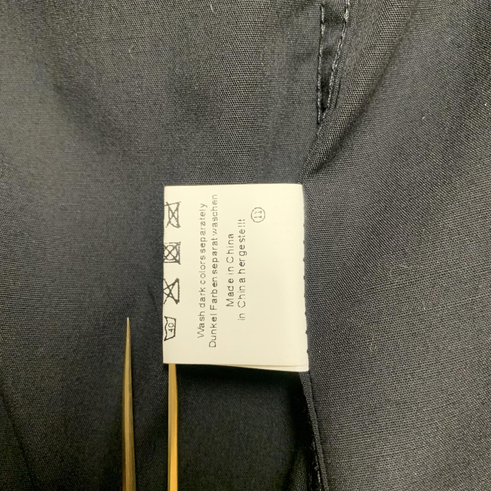 Paul Jones Men's 4XL Black Long Sleeve Button Shirt