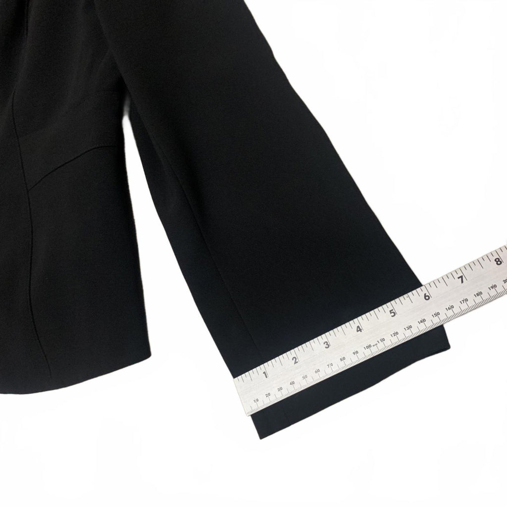 Vintage 90s Ann Taylor Blazer Women’s 14 Black Tailored Career Jacket
