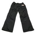 Slalom Snow Pants Men’s Size M Black Nylon Ankle Zip Pockets Ski Snowboard Storm