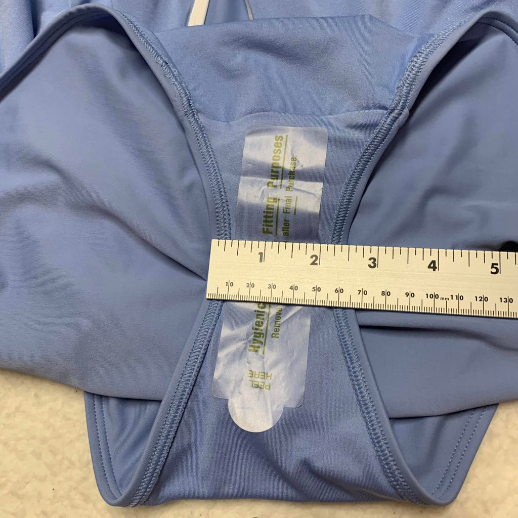 Old Navy Womens XXLarge Blue One-Piece Swimsuit Front Zip