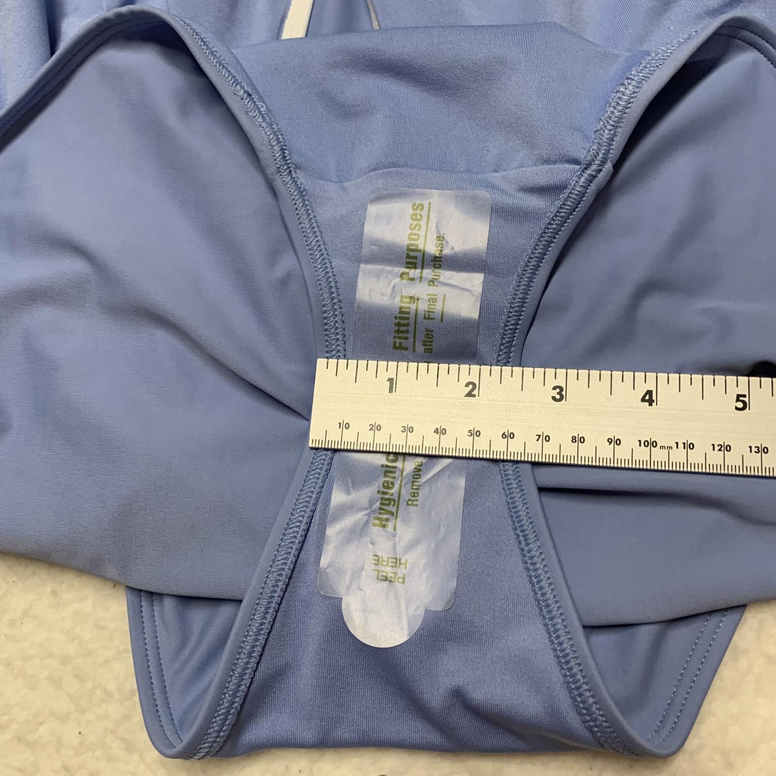 Old Navy Womens XXLarge Blue One-Piece Swimsuit Front Zip