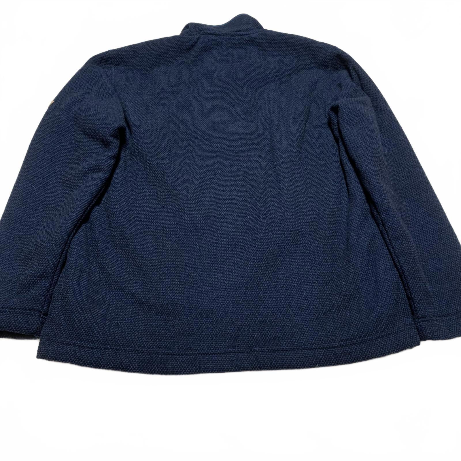 Orvis Men's Size Medium Navy Blue Fleece Jacket Sherpa Lining