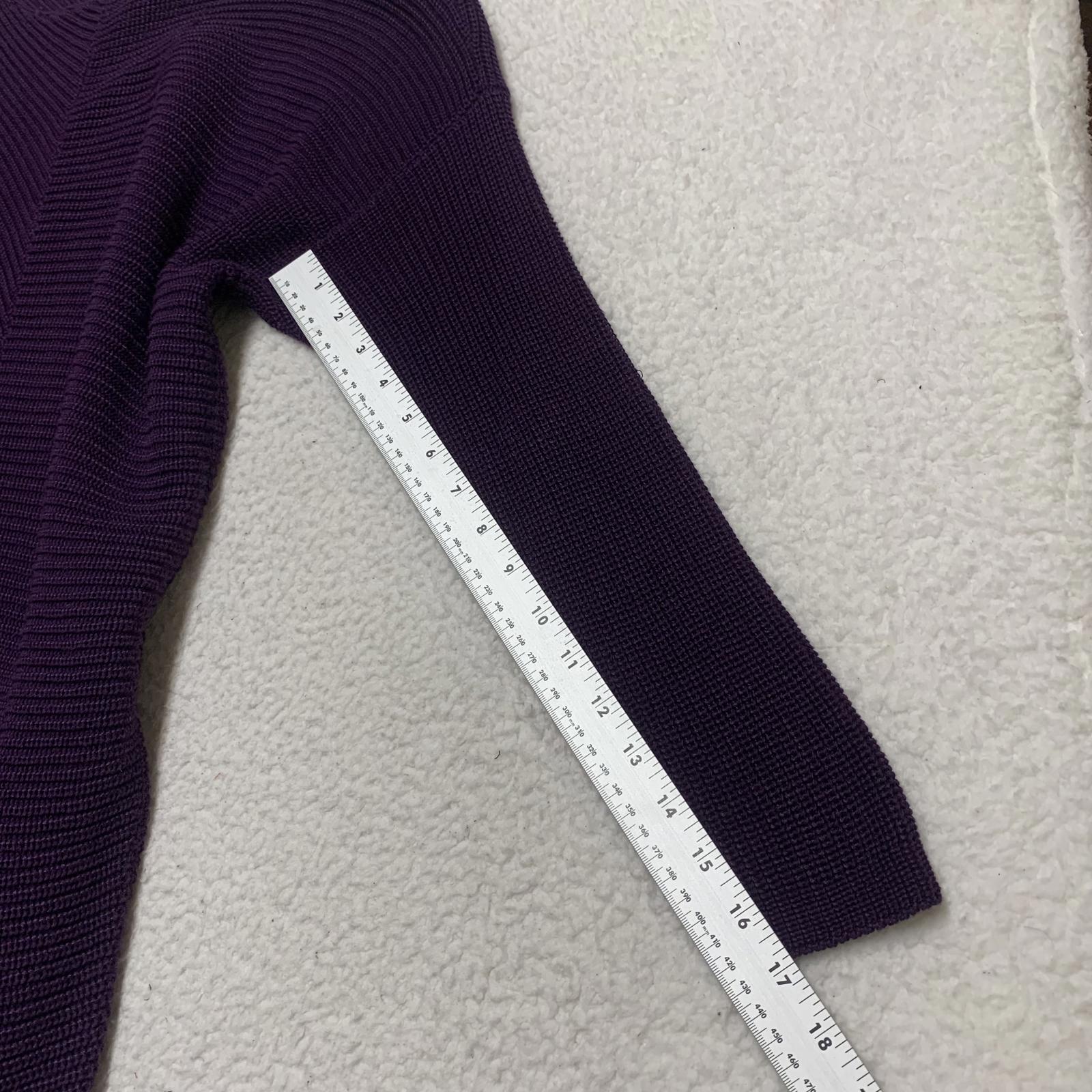 Ralph Lauren Women's Size 1X Purple Knit Sweater
