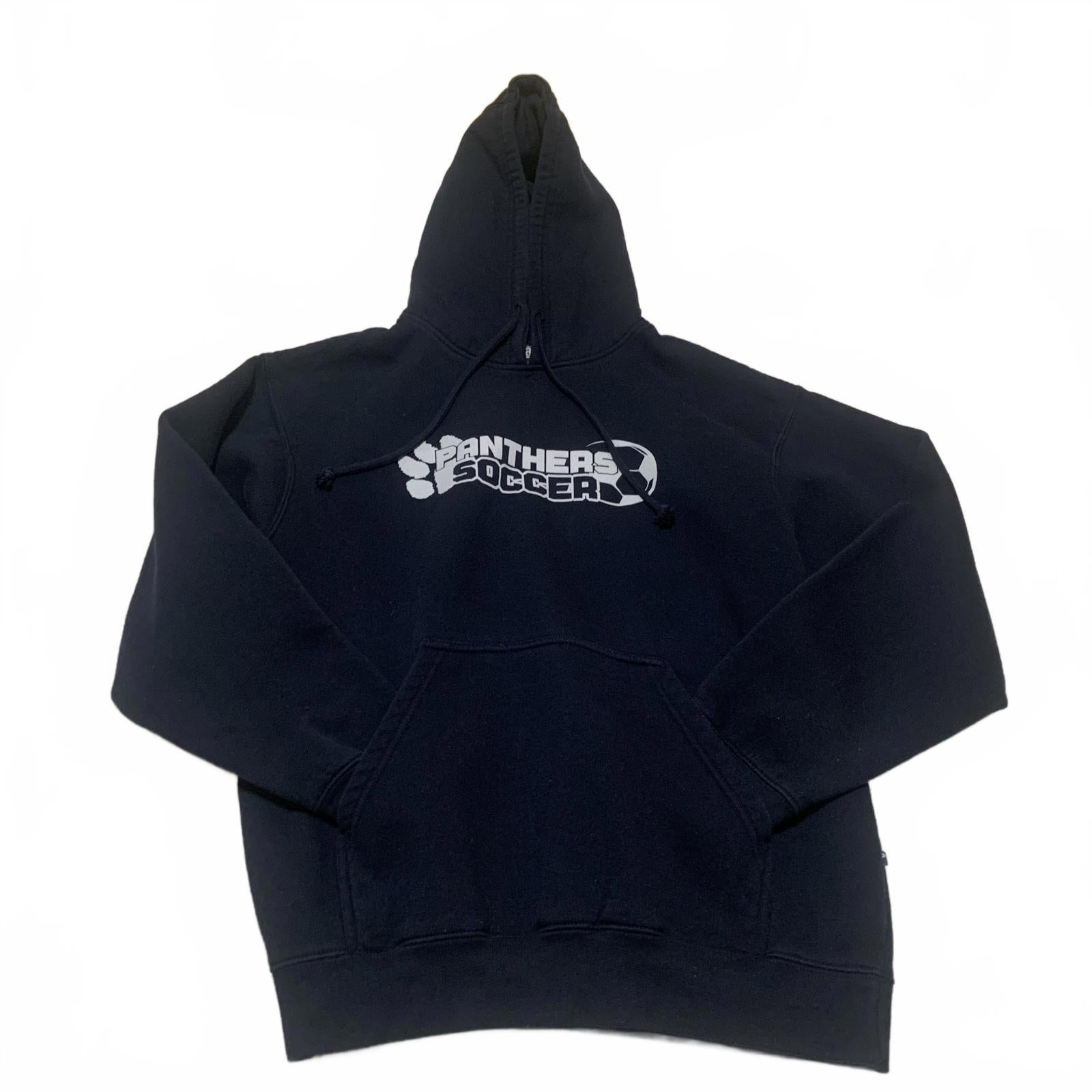Pennant Panthers Soccer Hoodie Sweatshirt Unisex Size M Black