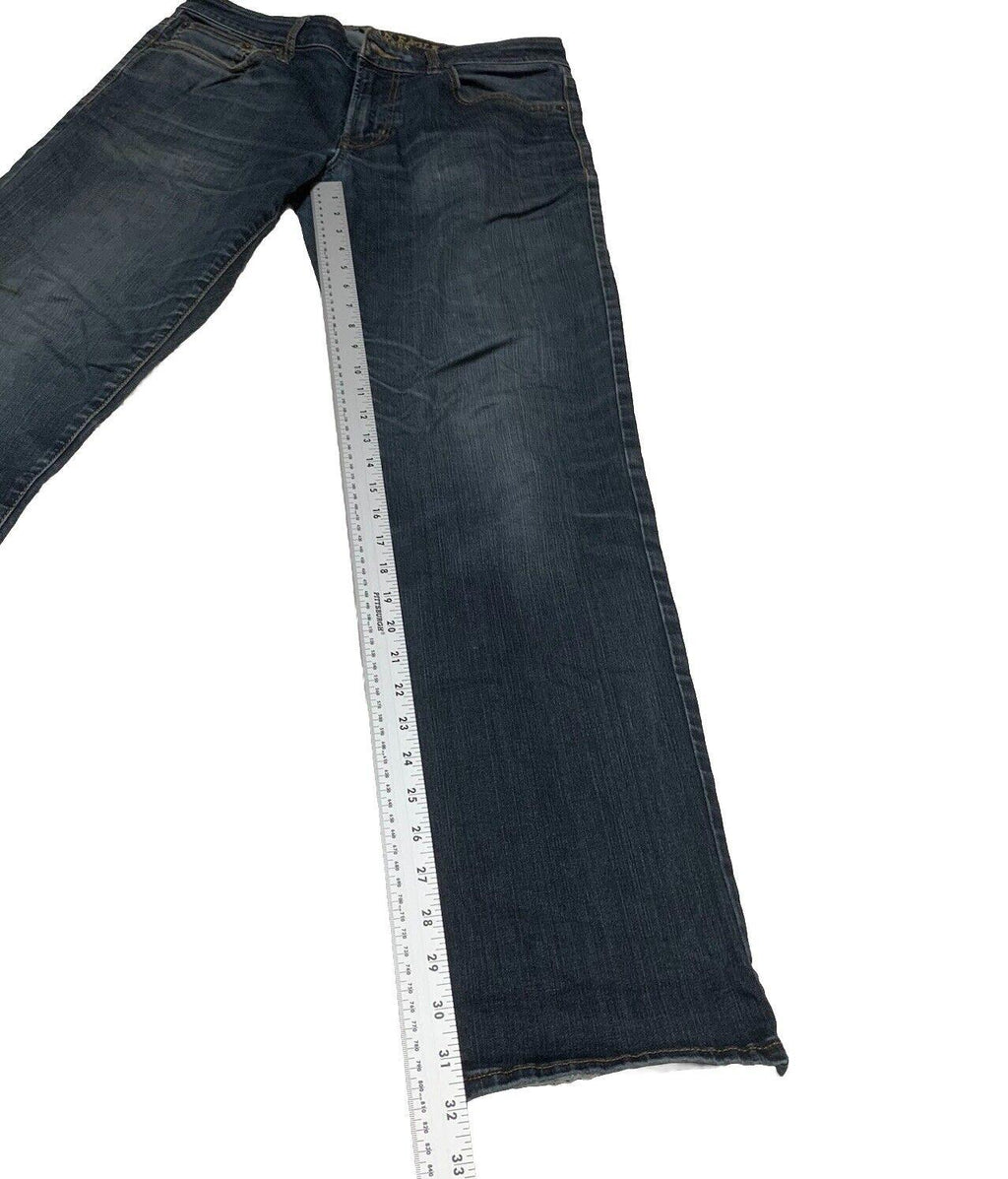American Eagle Outfitters Straight Jeans Men's 32/34 Blue Dark Wash Flex Denim